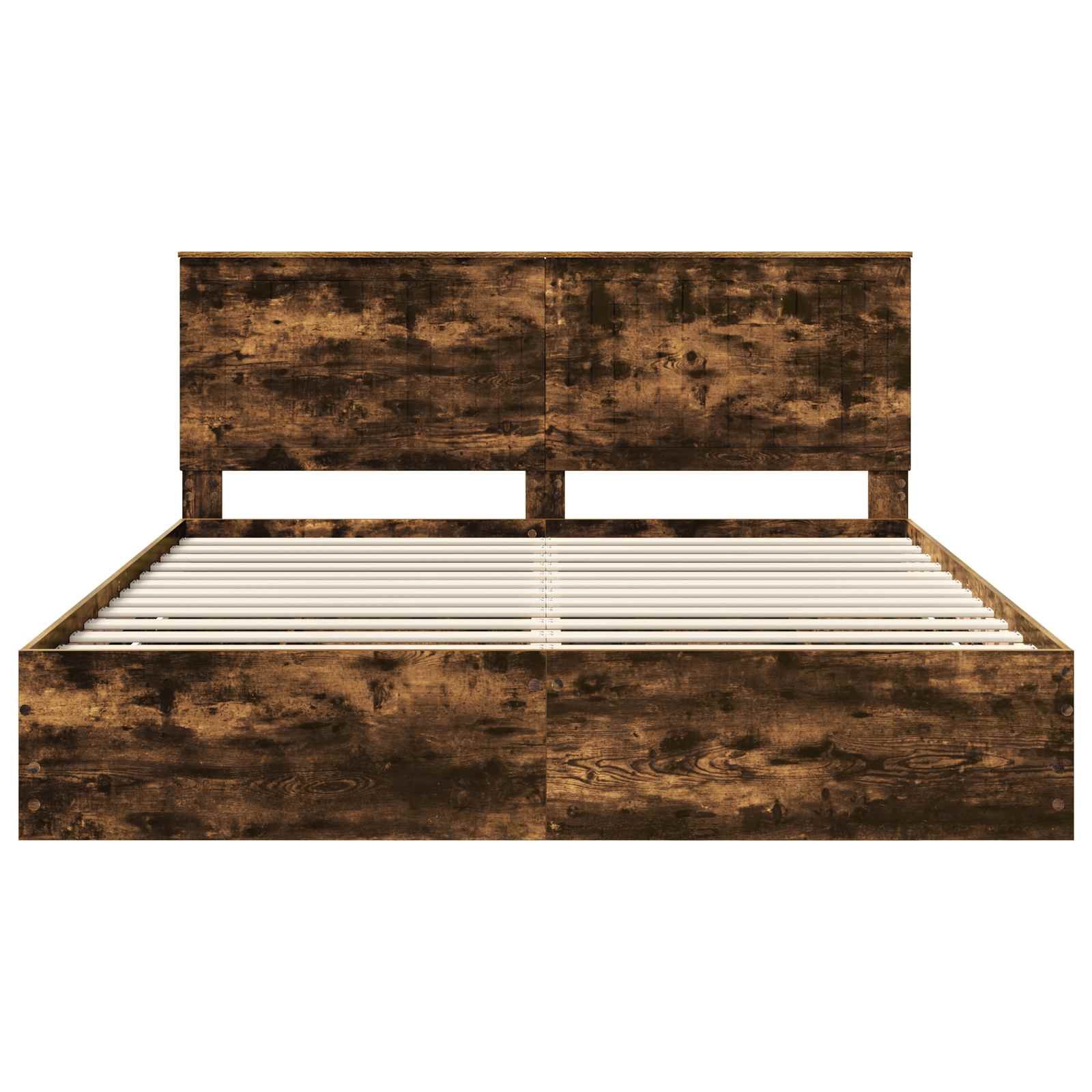 Bedframe met lade Gerookt eiken 180 x 200 cm Ingenieurshout is nu te koop bij PeponiXL, paradijselijk wonen!
