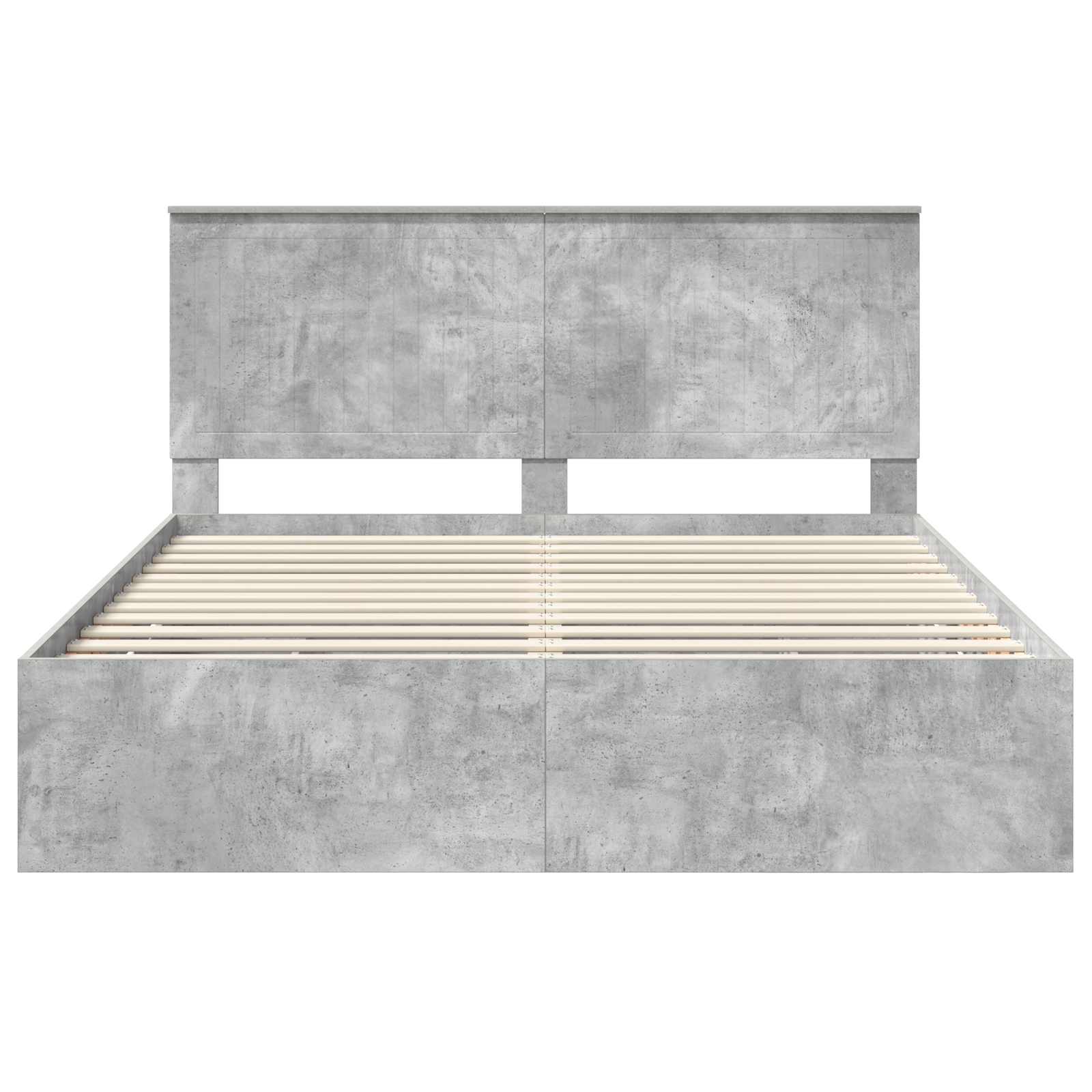 Bedframe met lade Beton Grijs 160 x 200 cm Ingenieurshout is nu te koop bij PeponiXL, paradijselijk wonen!