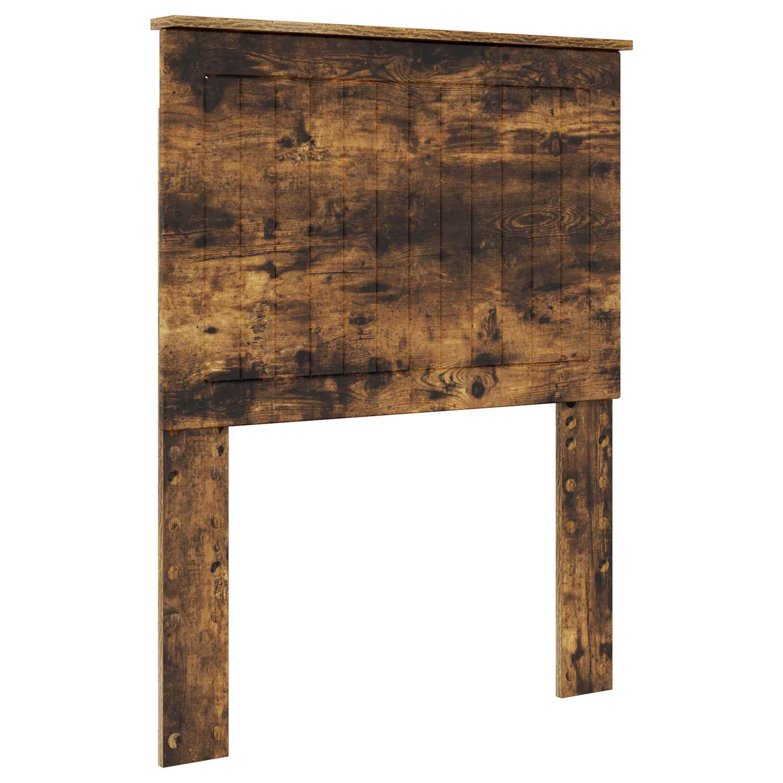 Opslag bed met lade Gerookt eiken 75 x 190 cm Bewerkt hout is nu te koop bij PeponiXL, paradijselijk wonen!