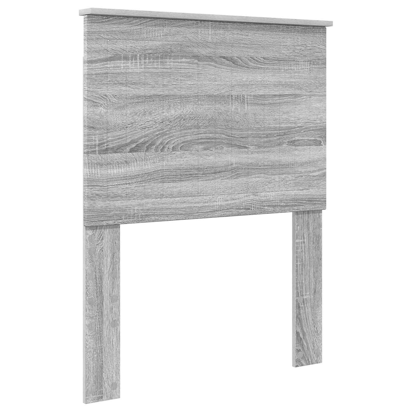 Opslag bed met hoofdeinde Grijs Sonoma 75 x 190 cm Bewerkt hout is nu te koop bij PeponiXL, paradijselijk wonen!