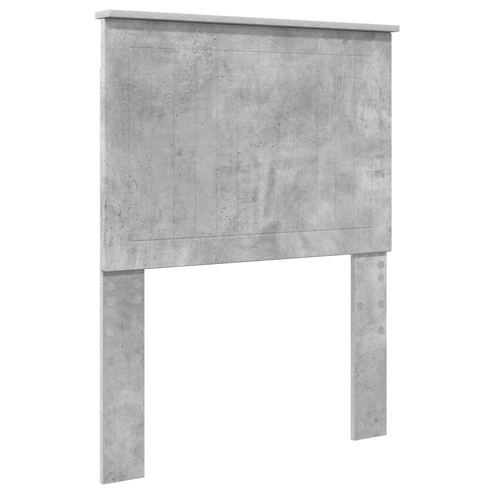 Bedframe Beton Grijs en Zilver 70 x 190 cm Bewerkt hout is nu te koop bij PeponiXL, paradijselijk wonen!