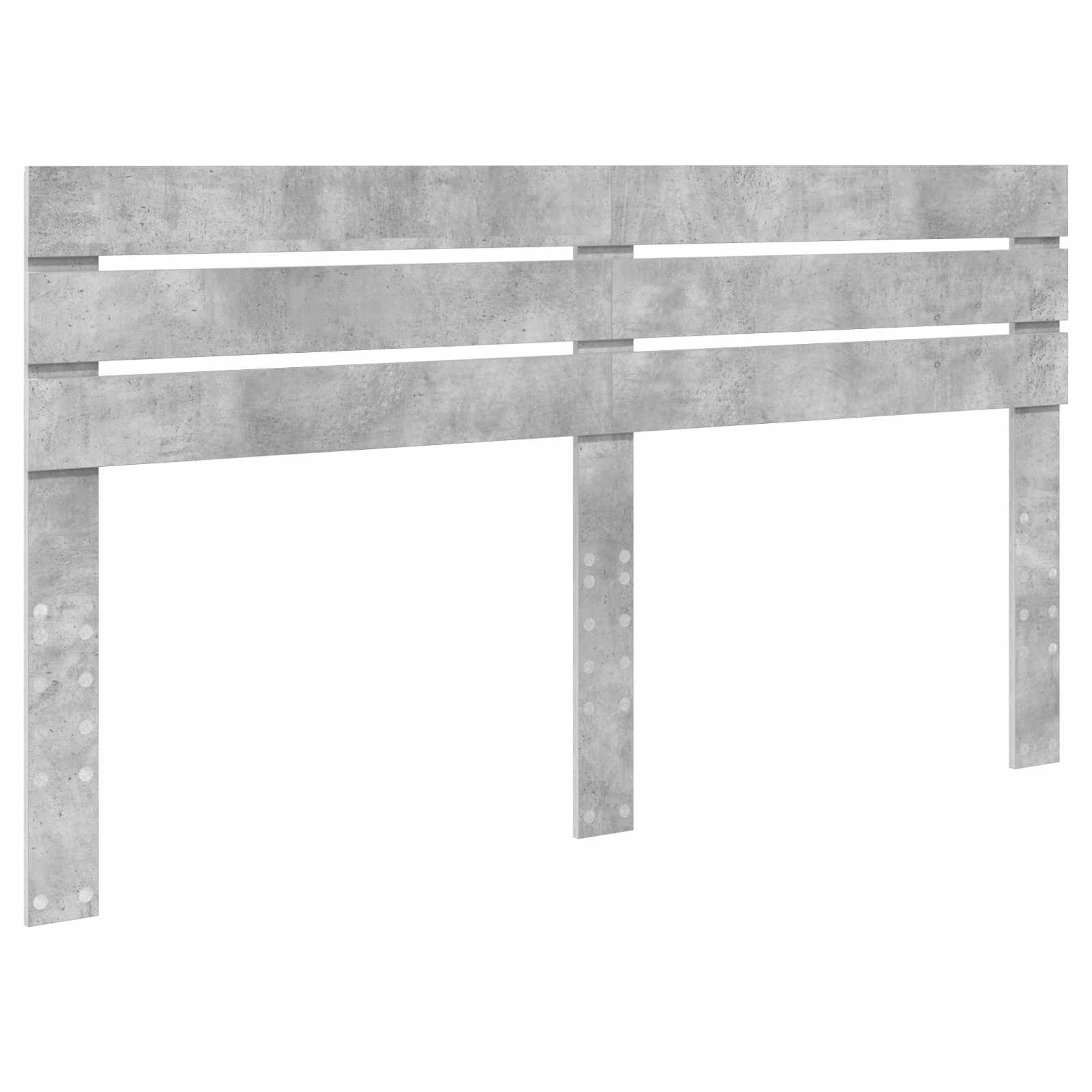 Bedframe met hoofdeinde Beton 180 x 200 cm Massief grenenhout is nu te koop bij PeponiXL, paradijselijk wonen!