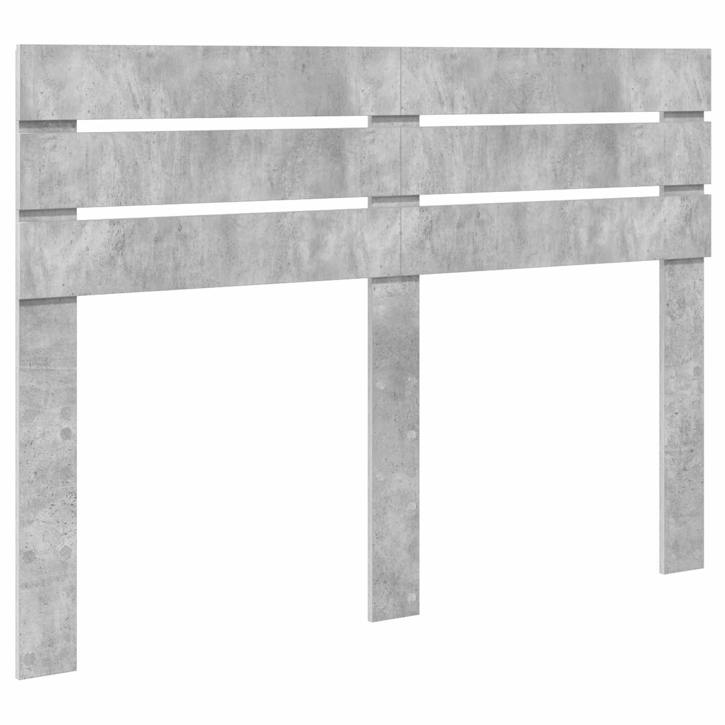 Bedframe met hoofdeinde Beton 140 x 200 cm Massief grenenhout is nu te koop bij PeponiXL, paradijselijk wonen!