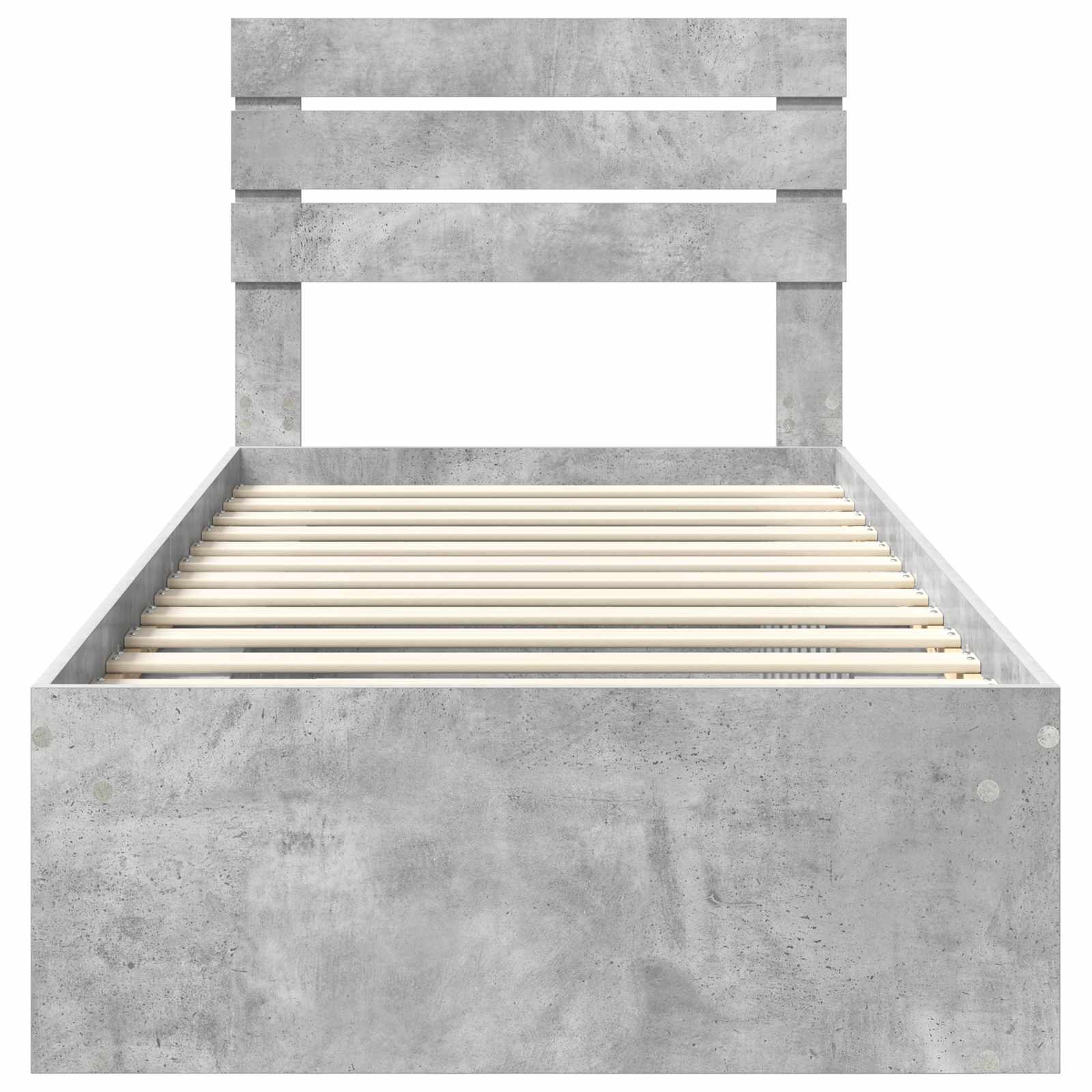 Bedframe Concerte Grijs 100 x 200 cm Massief grenenhout is nu te koop bij PeponiXL, paradijselijk wonen!