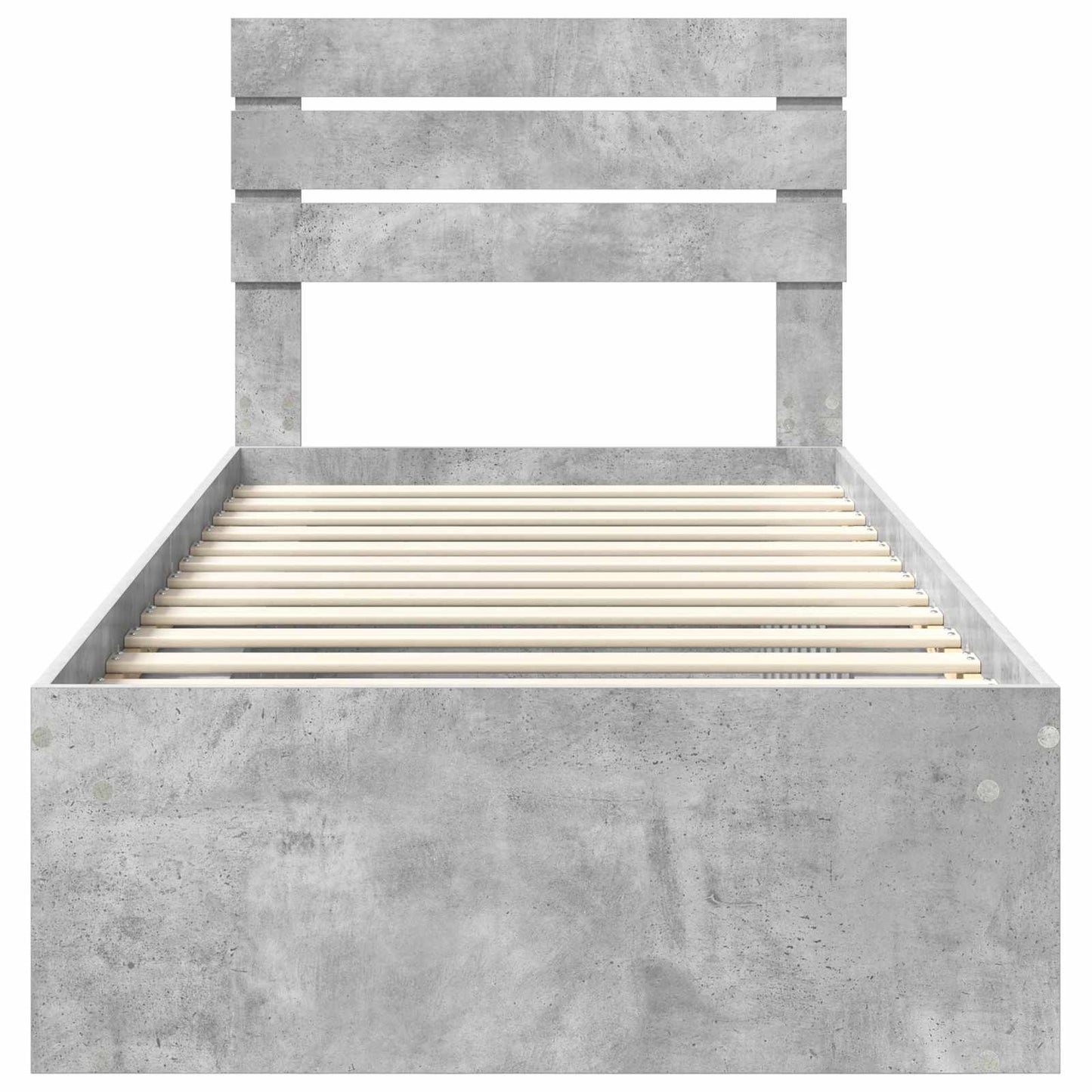 Bedframe Concerte Grijs 75 x 190 cm Massief grenenhout is nu te koop bij PeponiXL, paradijselijk wonen!