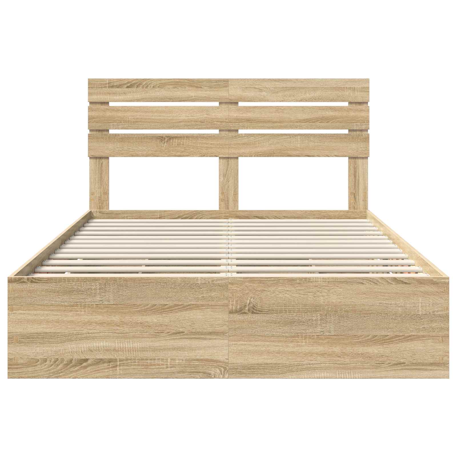 Bedframe met lade Sonoma Eiken 160 x 200 cm Ingenieurshout is nu te koop bij PeponiXL, paradijselijk wonen!