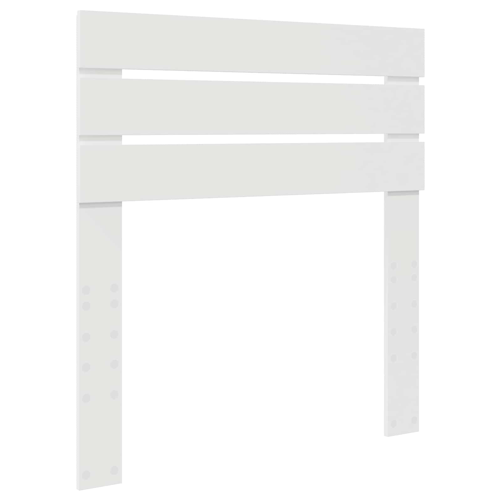 Bedframe met lade met hoofdeinde Wit 75 x 190 cm Ingenieurshout is nu te koop bij PeponiXL, paradijselijk wonen!