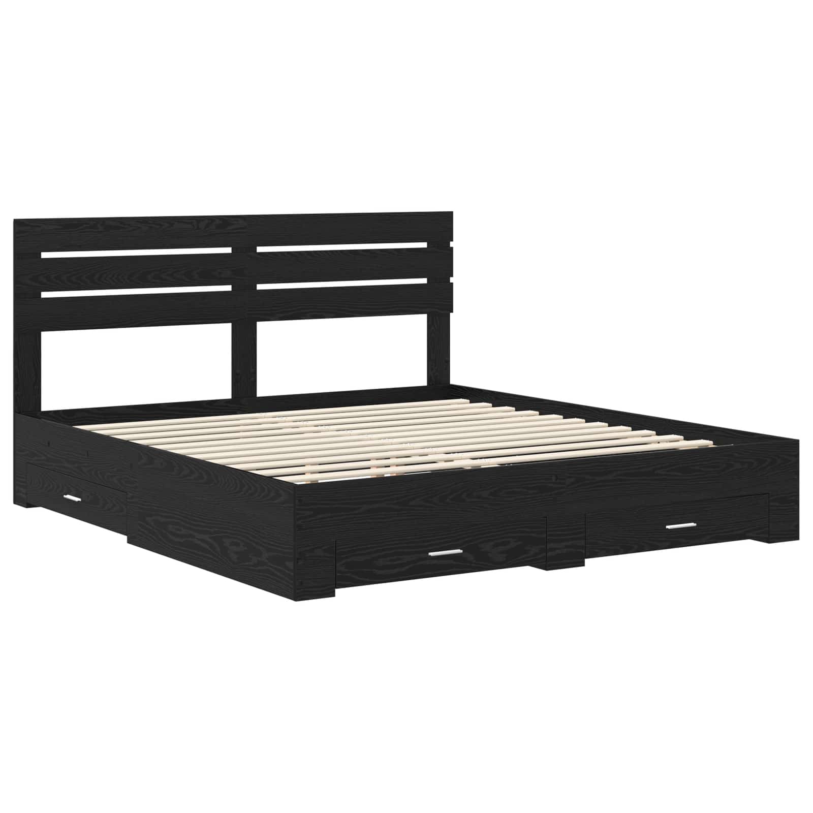 Bedframe met lade met hoofdeinde met opslag Bewerkt hout is nu te koop bij PeponiXL, paradijselijk wonen!