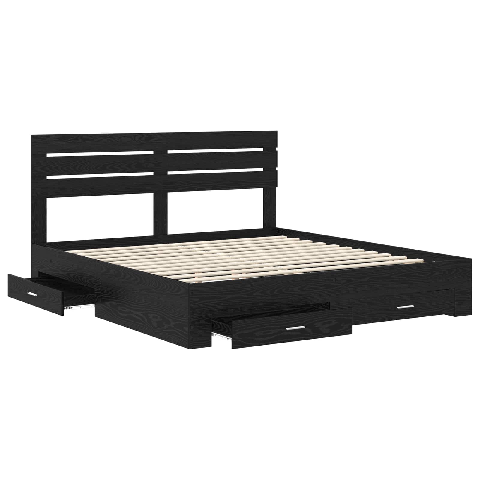 Bedframe met lade met hoofdeinde met opslag Bewerkt hout is nu te koop bij PeponiXL, paradijselijk wonen!