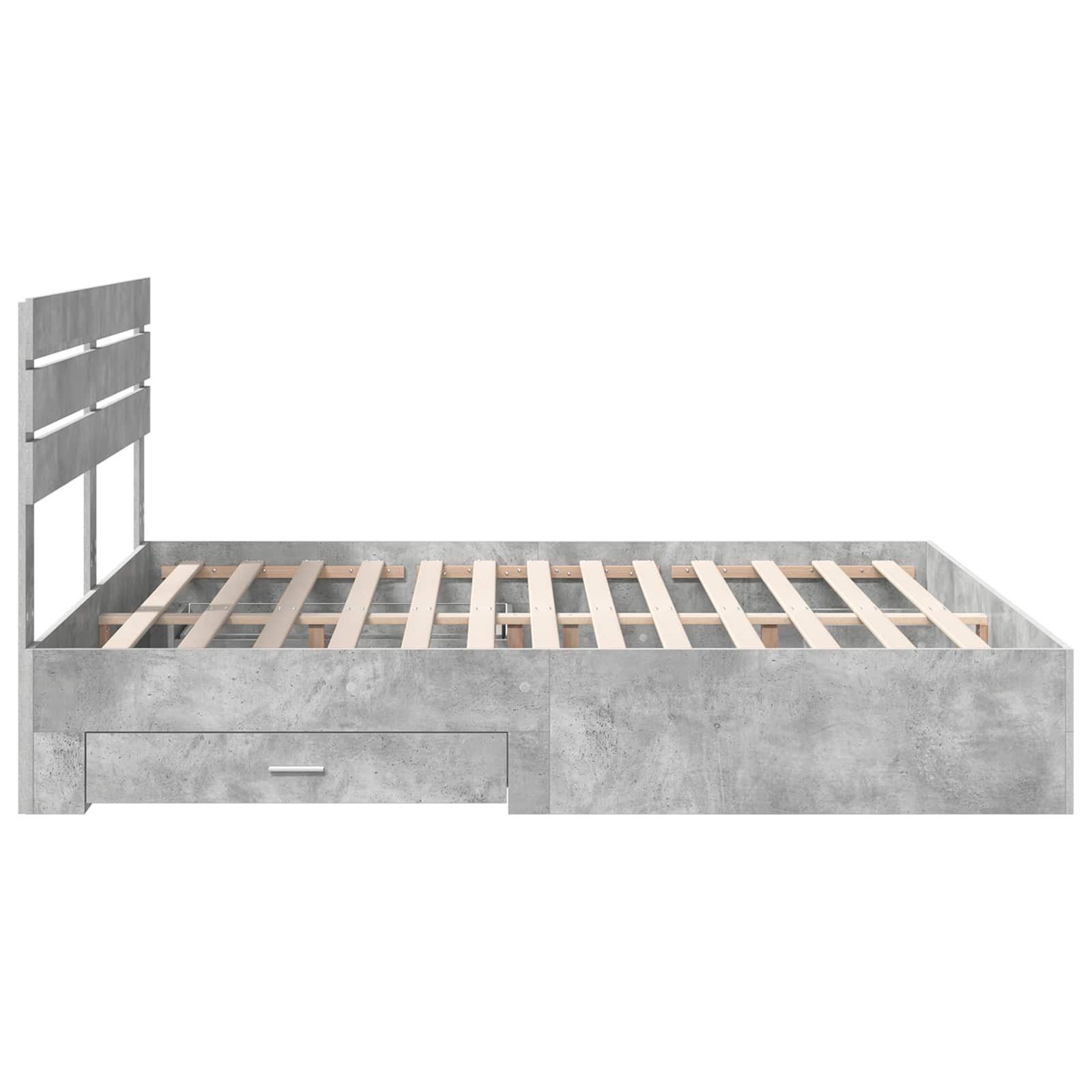 Bedframe met lade met hoofdeinde met opslag Bewerkt hout is nu te koop bij PeponiXL, paradijselijk wonen!