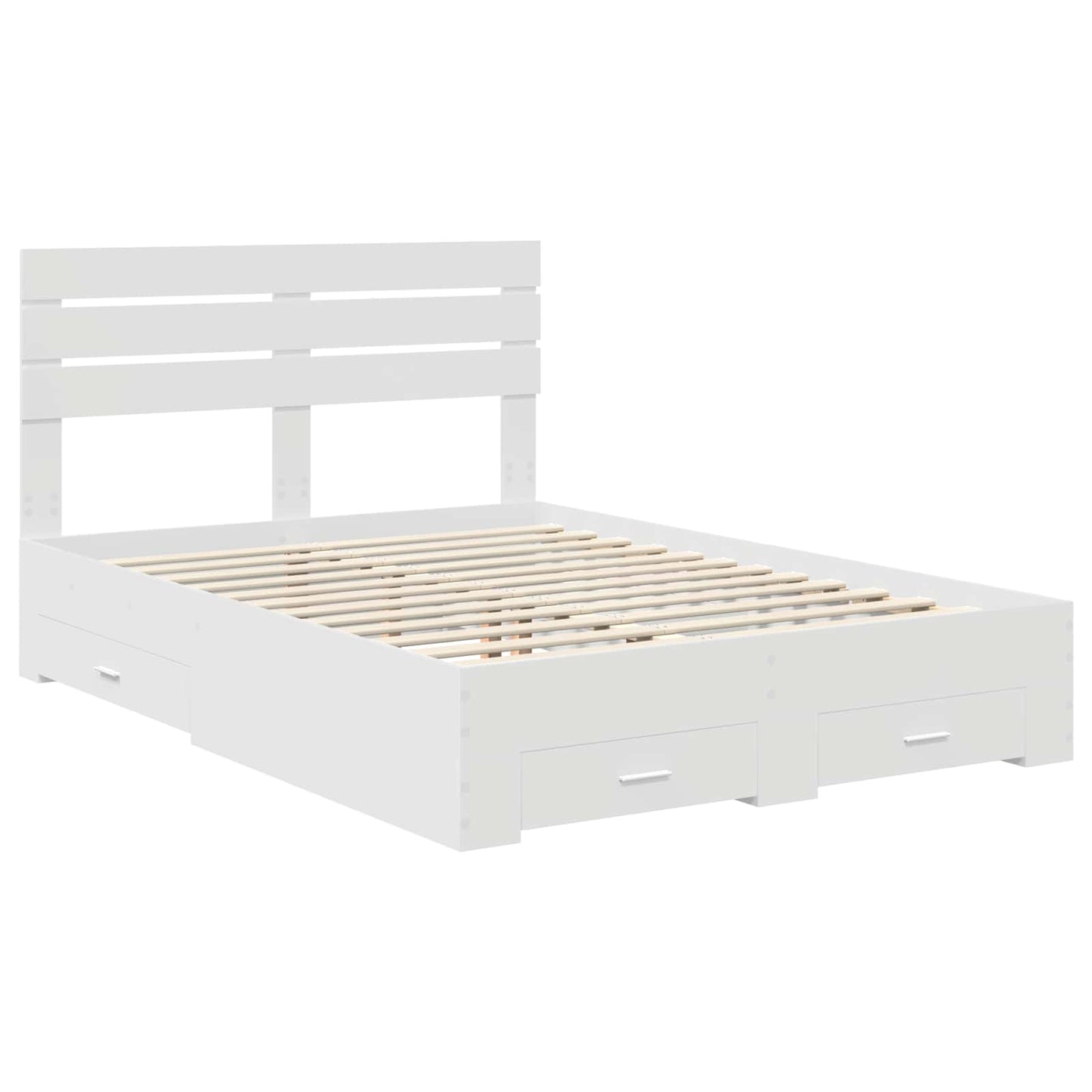 Bedframe met lade met hoofdeinde met opslag Bewerkt hout is nu te koop bij PeponiXL, paradijselijk wonen!
