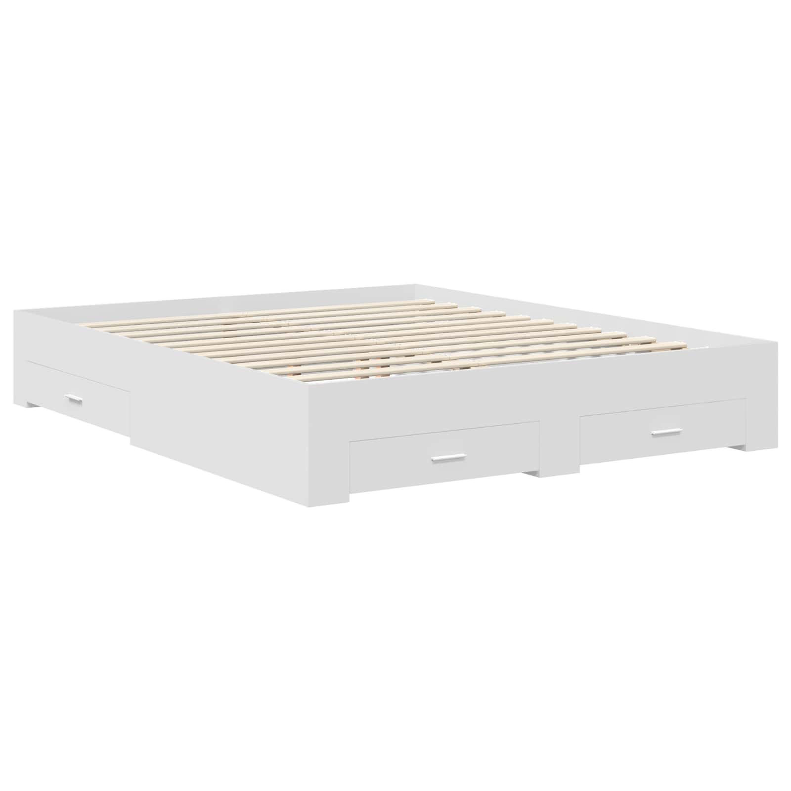Bedframe met lade met hoofdeinde met opslag Bewerkt hout is nu te koop bij PeponiXL, paradijselijk wonen!