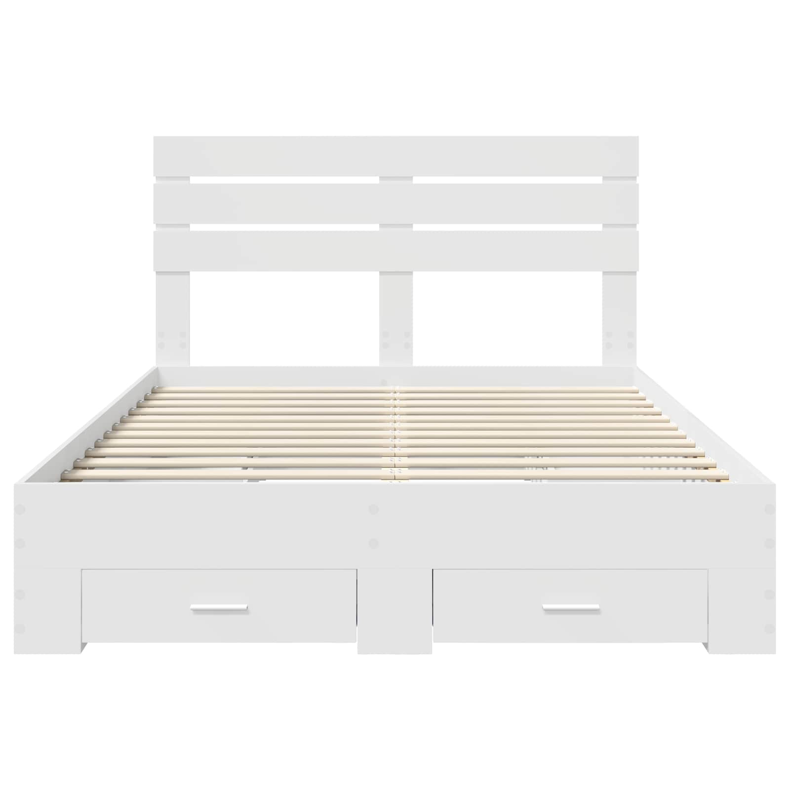 Bedframe met lade met hoofdeinde met opslag Bewerkt hout is nu te koop bij PeponiXL, paradijselijk wonen!