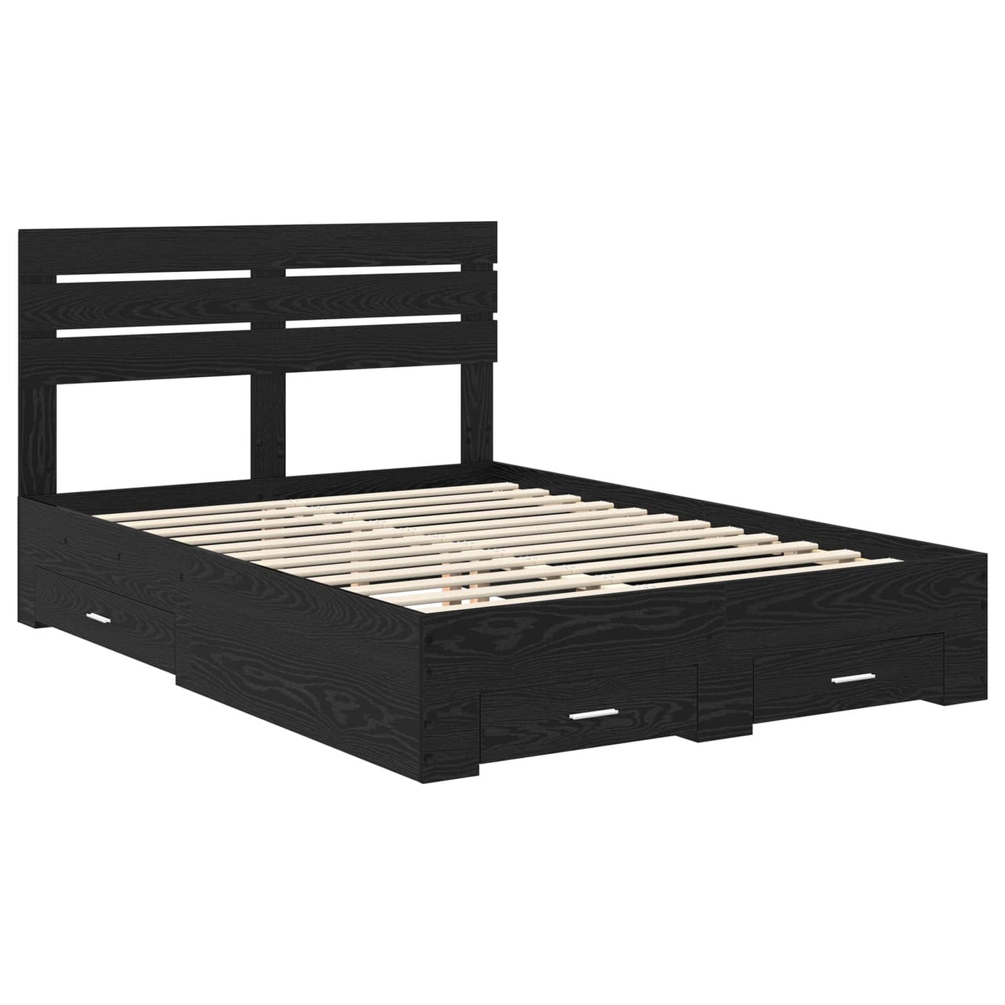 Bedframe met lade met hoofdeinde met opslag Bewerkt hout is nu te koop bij PeponiXL, paradijselijk wonen!