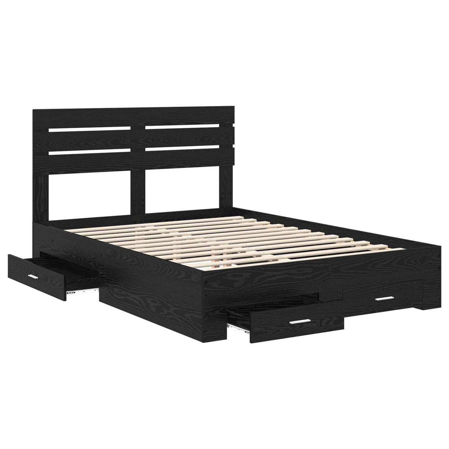 Bedframe met lade met hoofdeinde met opslag Bewerkt hout is nu te koop bij PeponiXL, paradijselijk wonen!