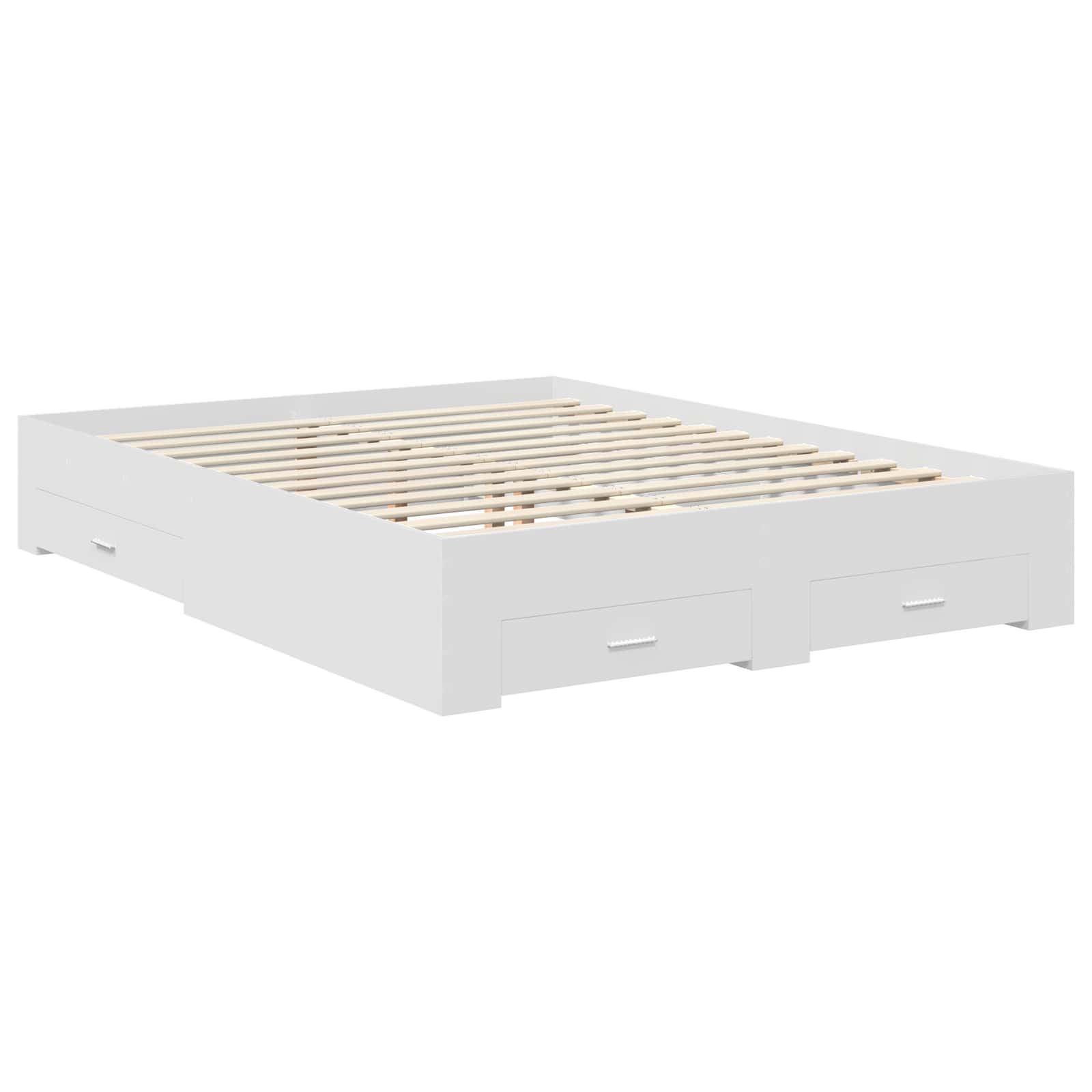 Bedframe met lade met hoofdeinde met opslag Bewerkt hout is nu te koop bij PeponiXL, paradijselijk wonen!