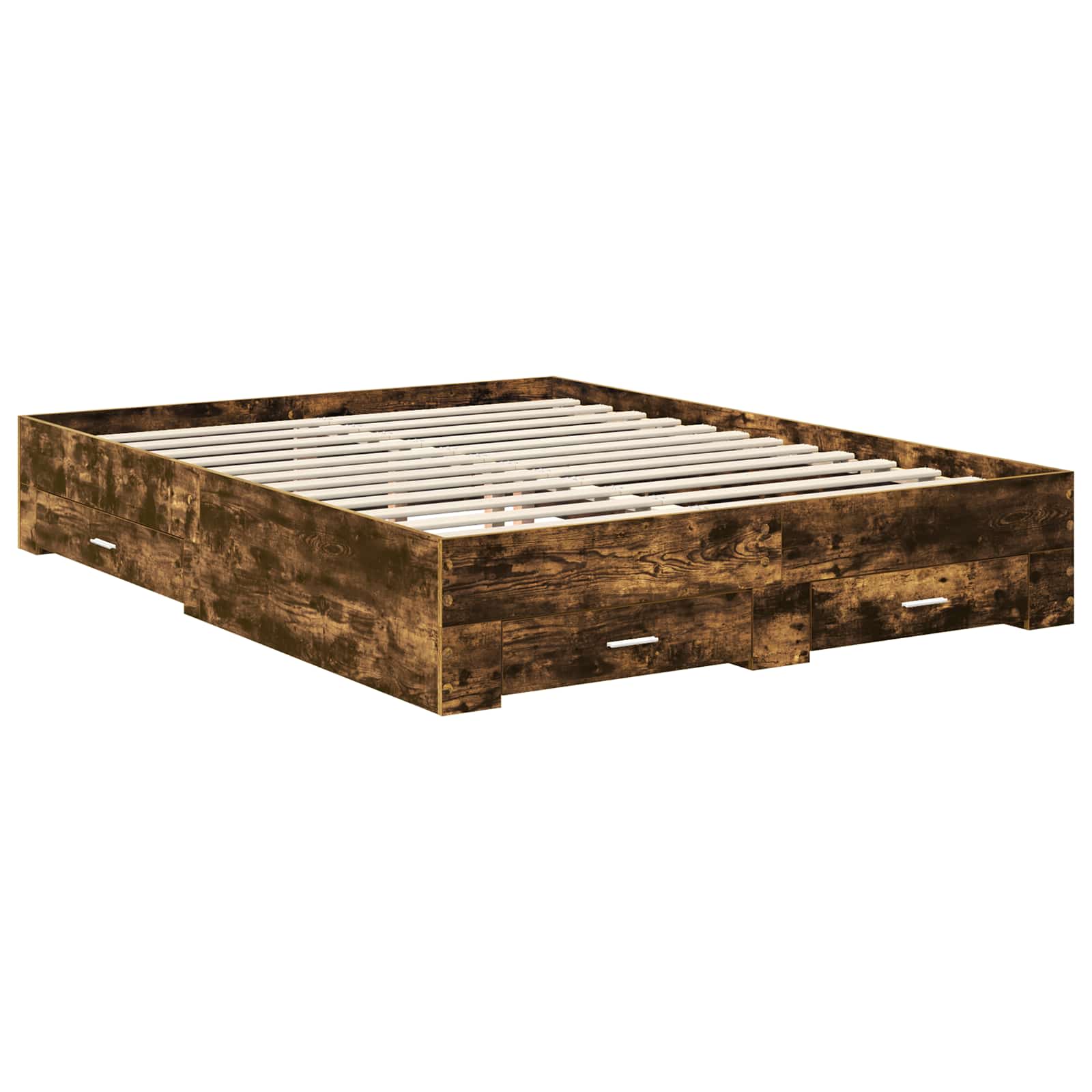 Bedframe met lade met hoofdeinde met opslag Bewerkt hout is nu te koop bij PeponiXL, paradijselijk wonen!