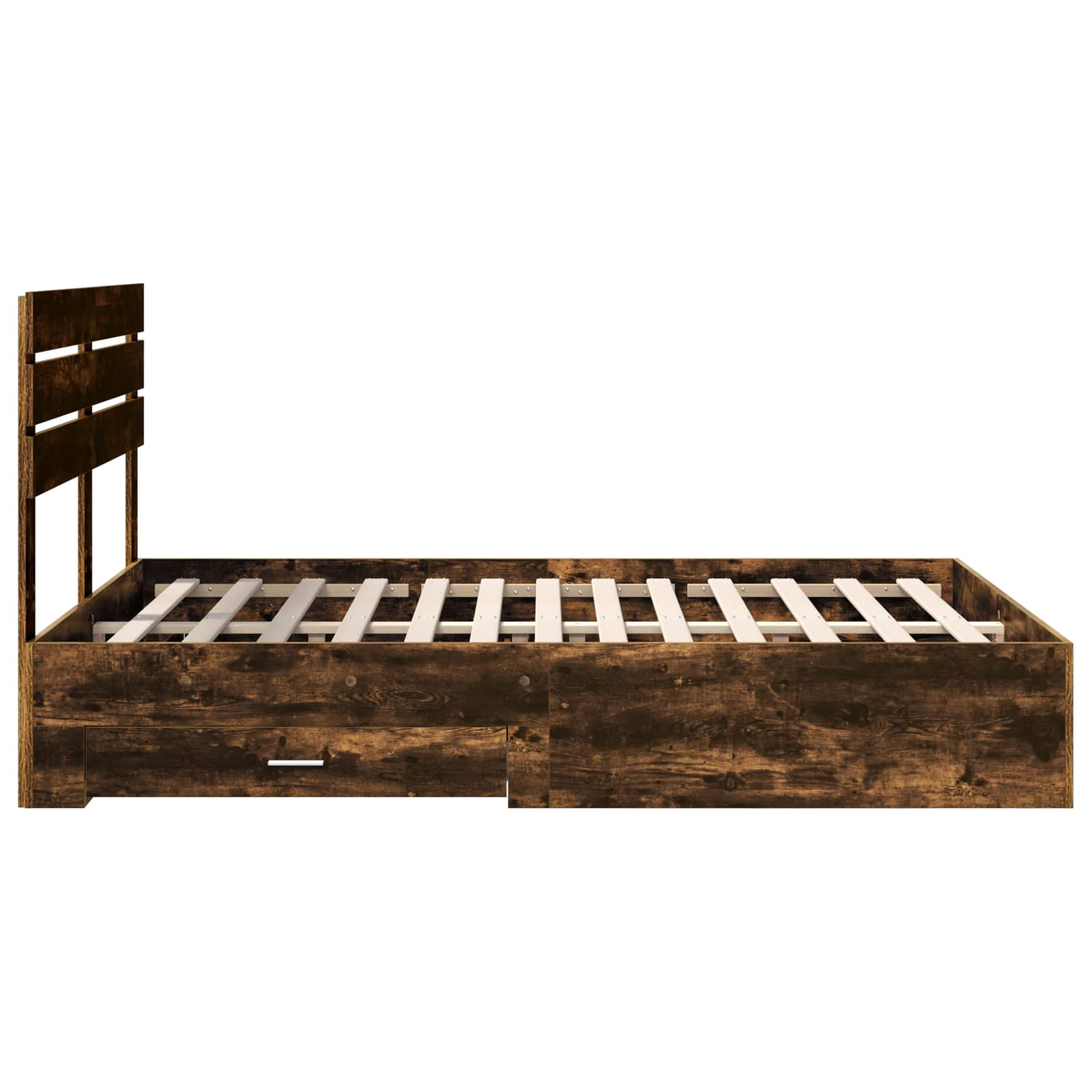 Bedframe met lade met hoofdeinde met opslag Bewerkt hout is nu te koop bij PeponiXL, paradijselijk wonen!