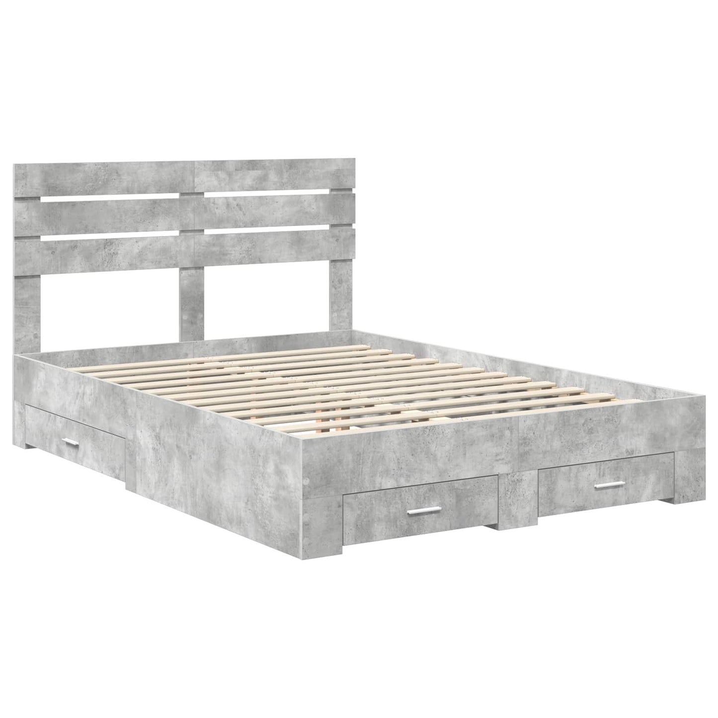 Bedframe met lade met hoofdeinde met opslag Bewerkt hout is nu te koop bij PeponiXL, paradijselijk wonen!