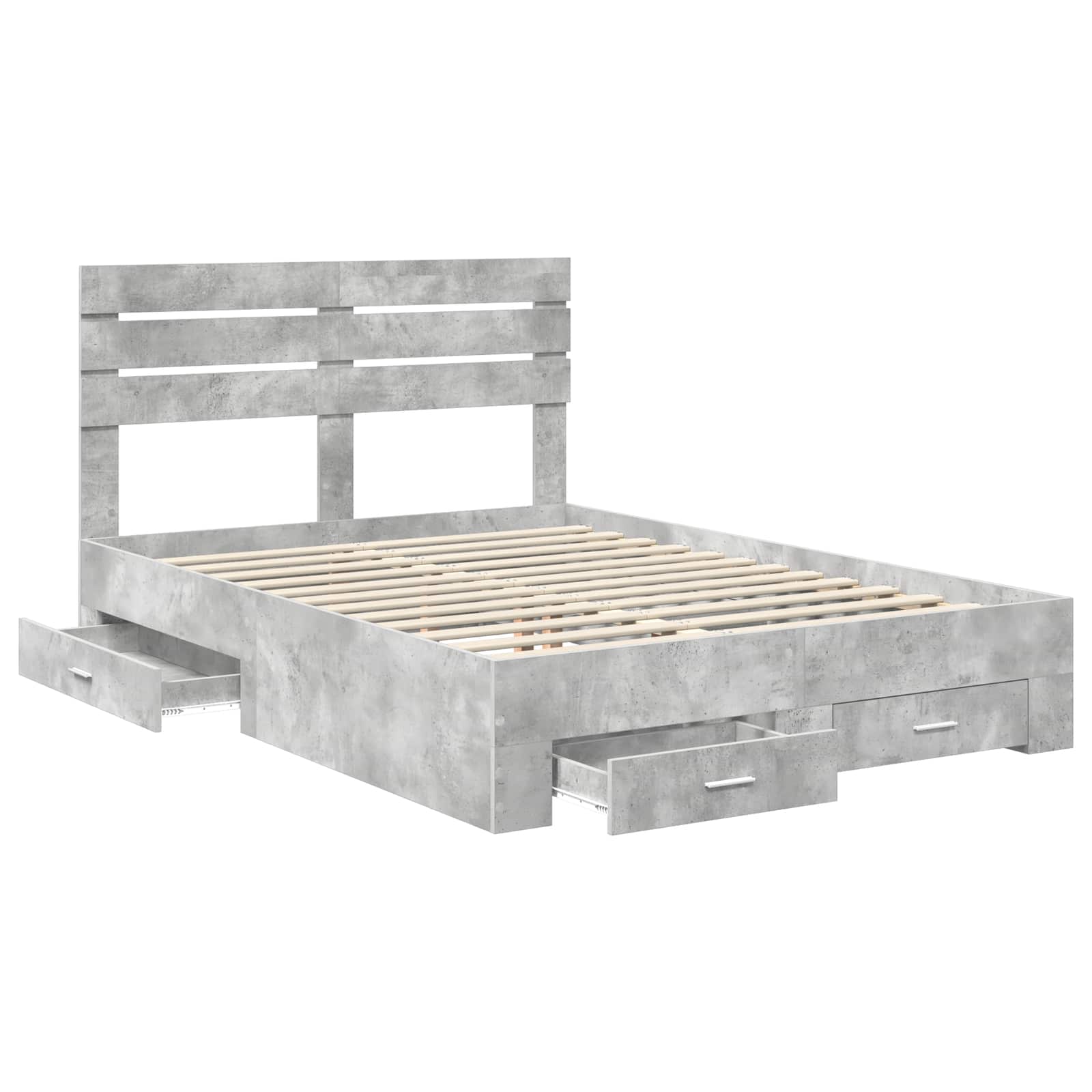 Bedframe met lade met hoofdeinde met opslag Bewerkt hout is nu te koop bij PeponiXL, paradijselijk wonen!