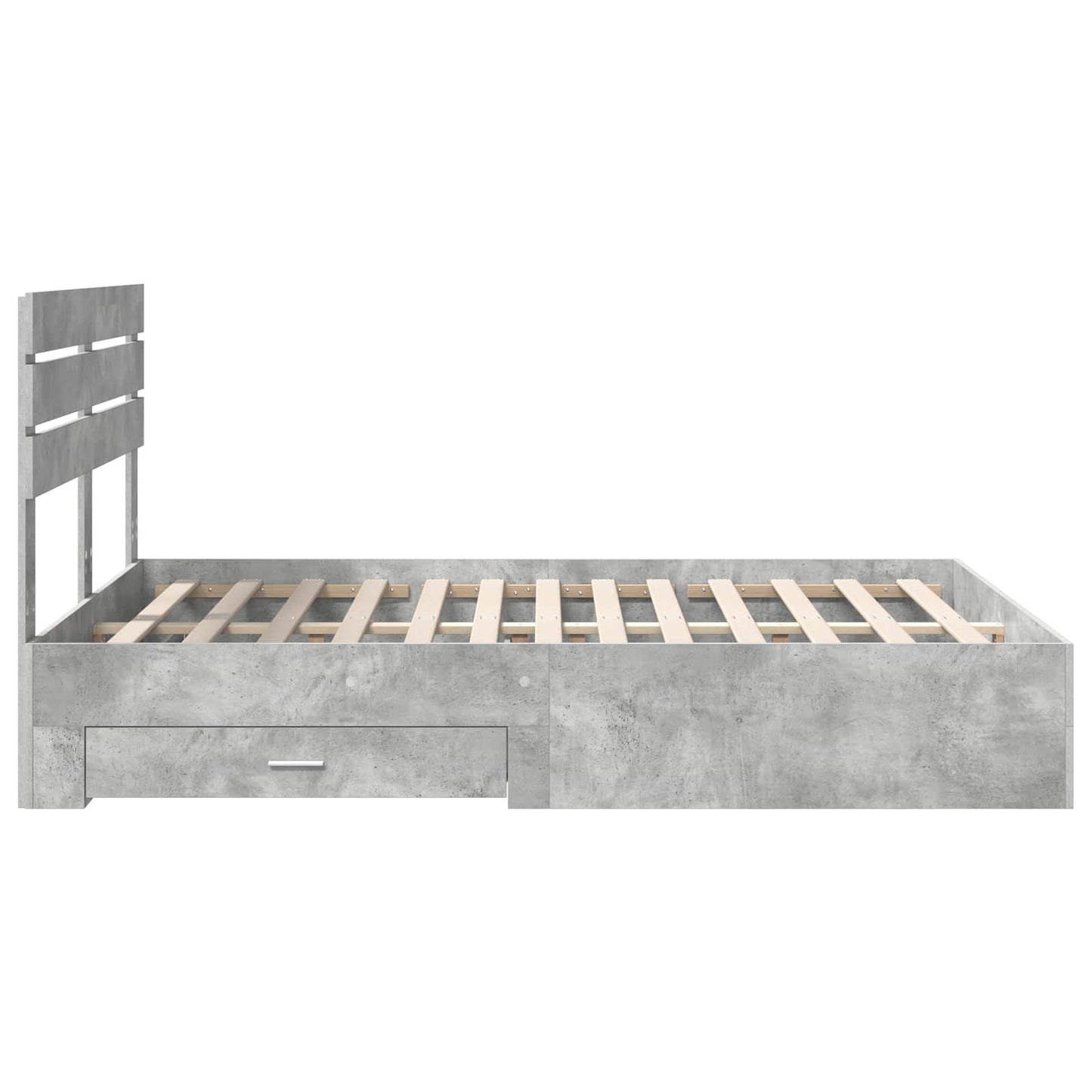 Bedframe met lade met hoofdeinde met opslag Bewerkt hout is nu te koop bij PeponiXL, paradijselijk wonen!