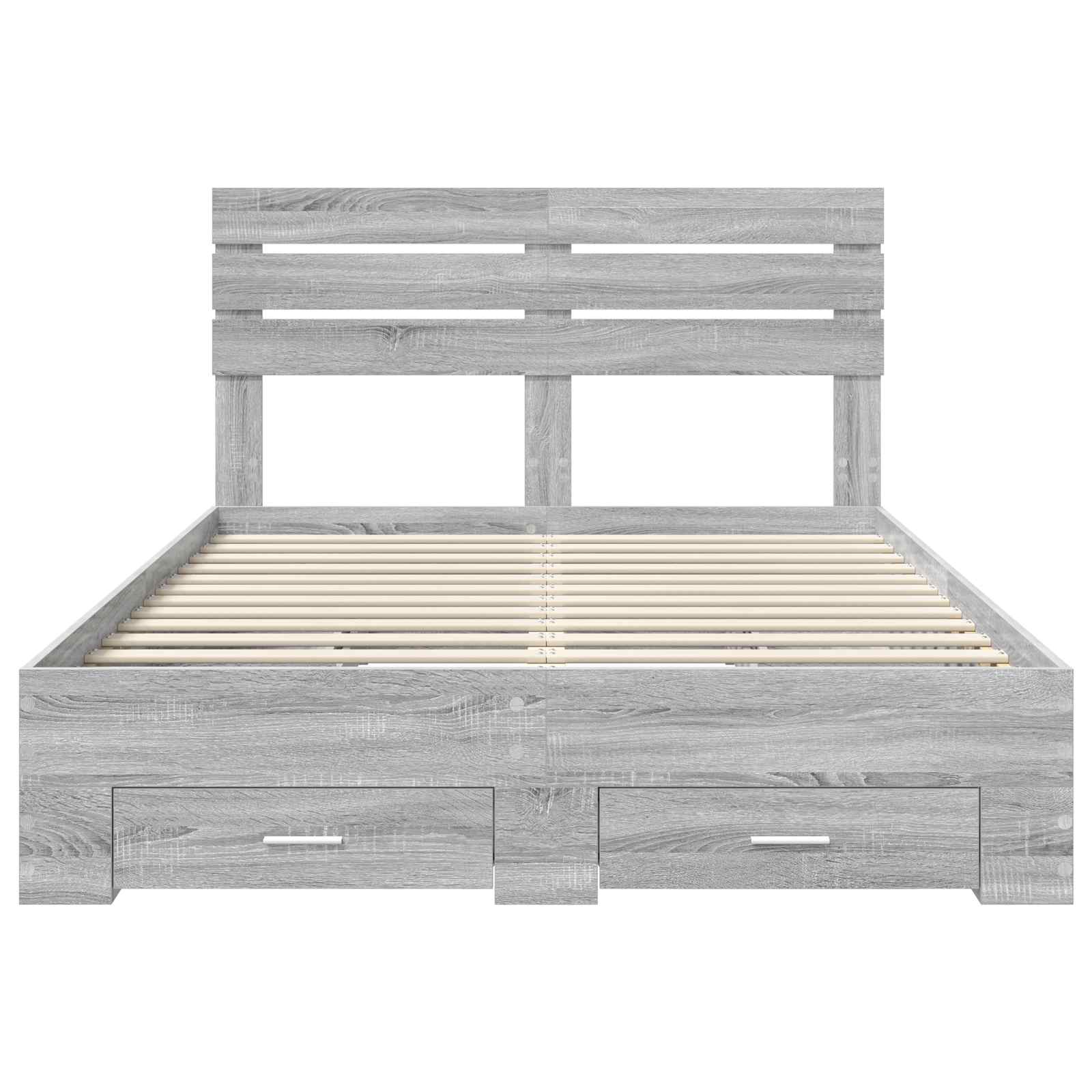 Bedframe met lade met hoofdeinde met opslag Bewerkt hout is nu te koop bij PeponiXL, paradijselijk wonen!