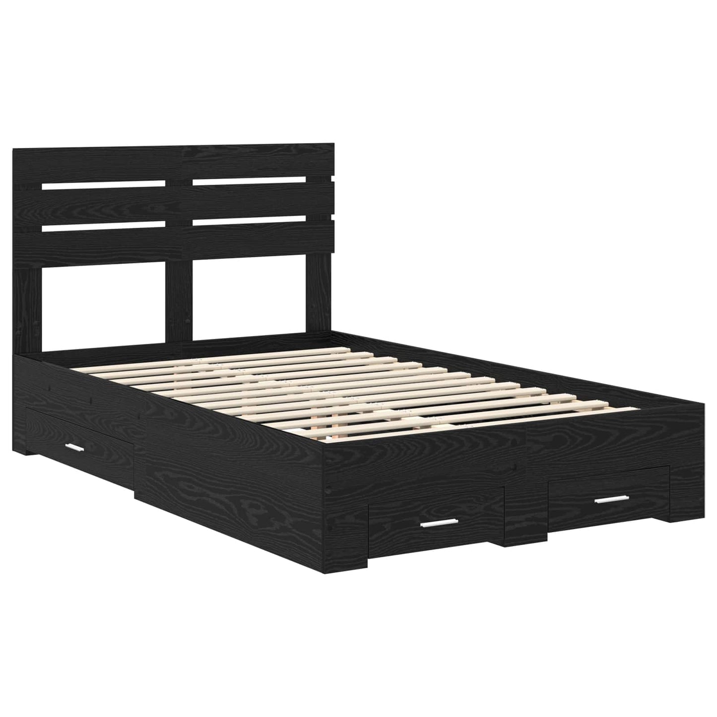 Bedframe met lade met hoofdeinde met opslag Bewerkt hout is nu te koop bij PeponiXL, paradijselijk wonen!