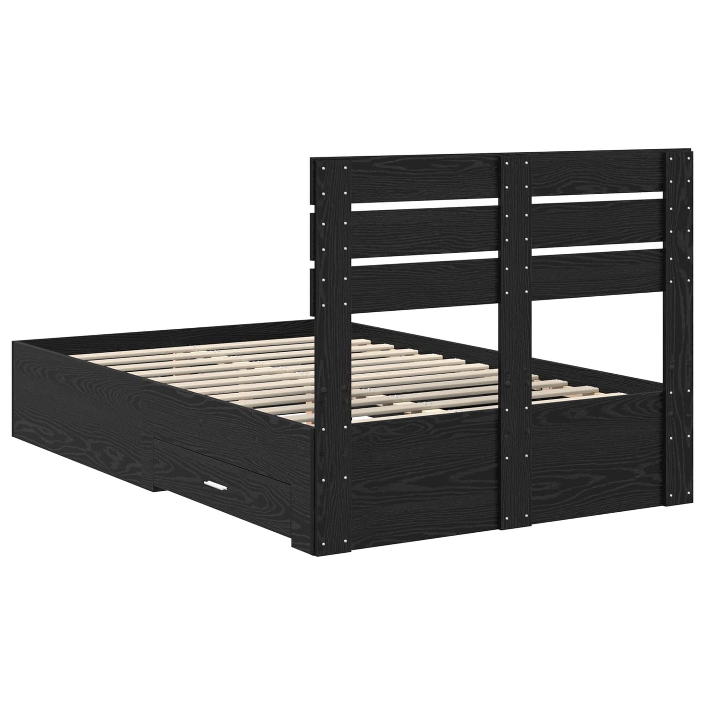 Bedframe met lade met hoofdeinde met opslag Bewerkt hout is nu te koop bij PeponiXL, paradijselijk wonen!
