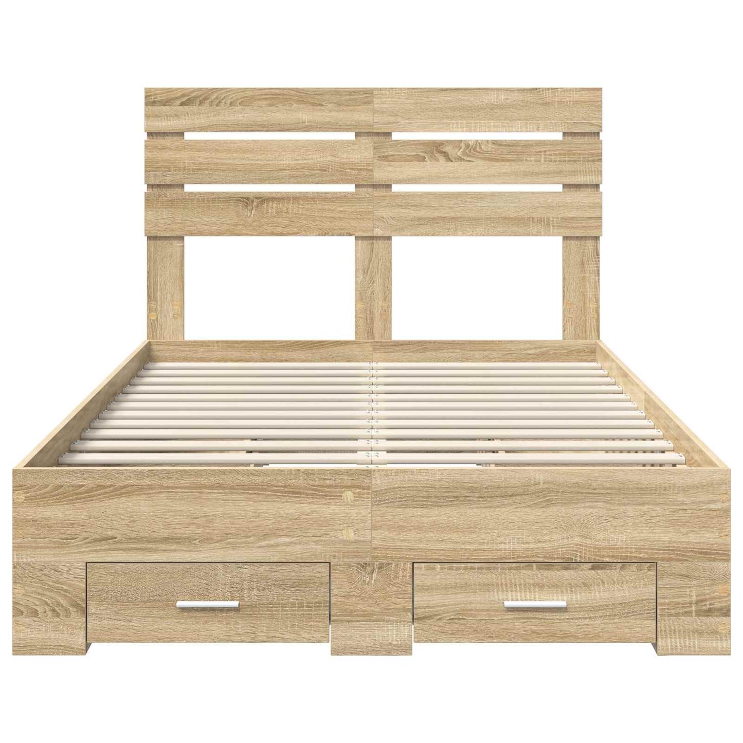 Bedframe met lade met hoofdeinde met opslag Bewerkt hout is nu te koop bij PeponiXL, paradijselijk wonen!