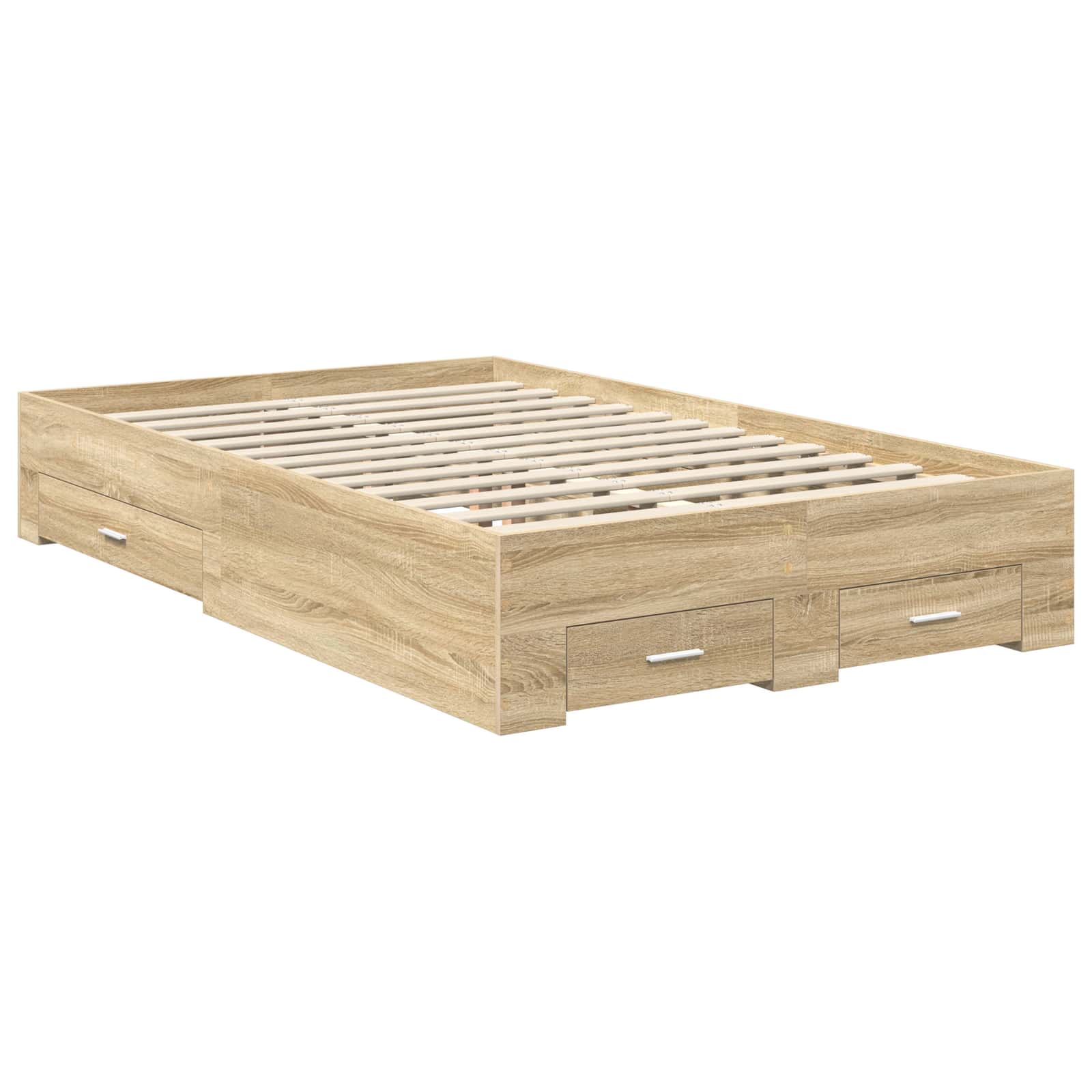Bedframe met lade met hoofdeinde met opslag Bewerkt hout is nu te koop bij PeponiXL, paradijselijk wonen!