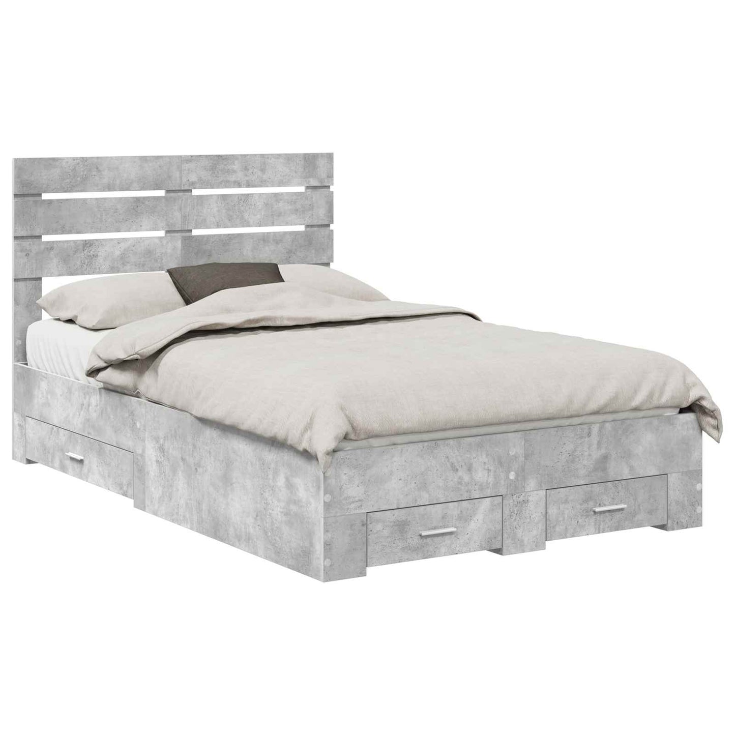 Bedframe met lade met hoofdeinde met opslag Bewerkt hout is nu te koop bij PeponiXL, paradijselijk wonen!