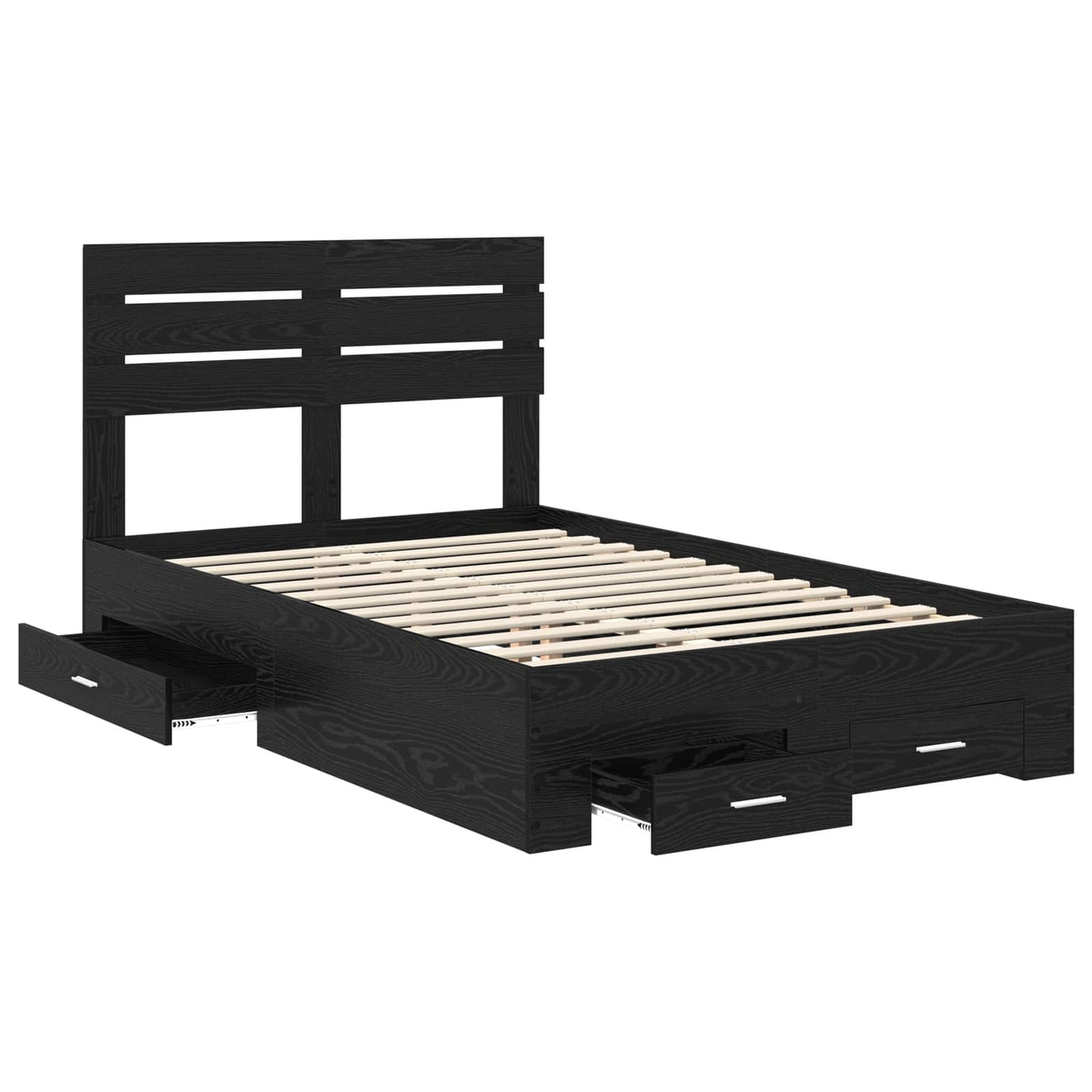 Bedframe met lade met hoofdeinde met opslag Bewerkt hout is nu te koop bij PeponiXL, paradijselijk wonen!