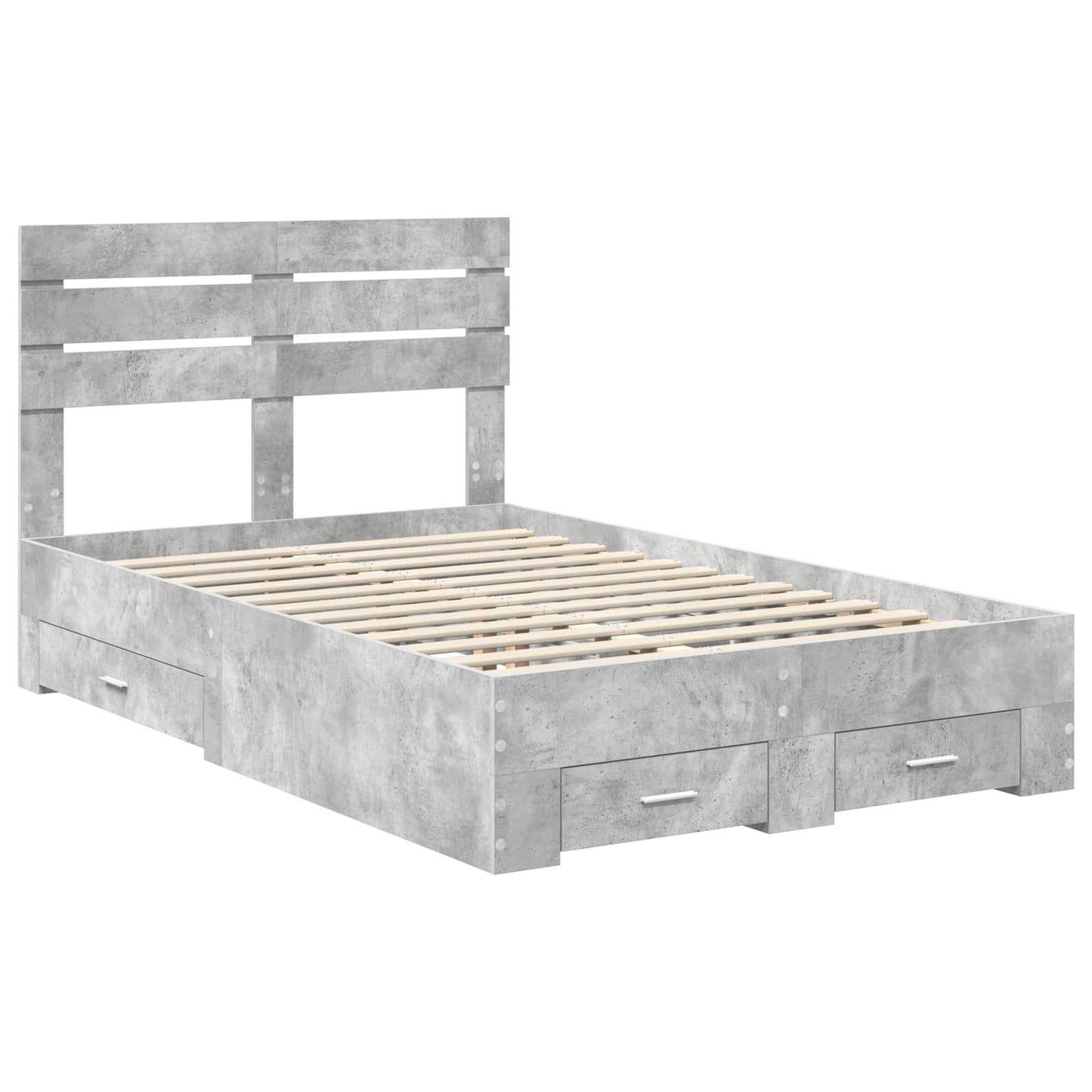 Bedframe met lade met hoofdeinde met opslag Bewerkt hout is nu te koop bij PeponiXL, paradijselijk wonen!
