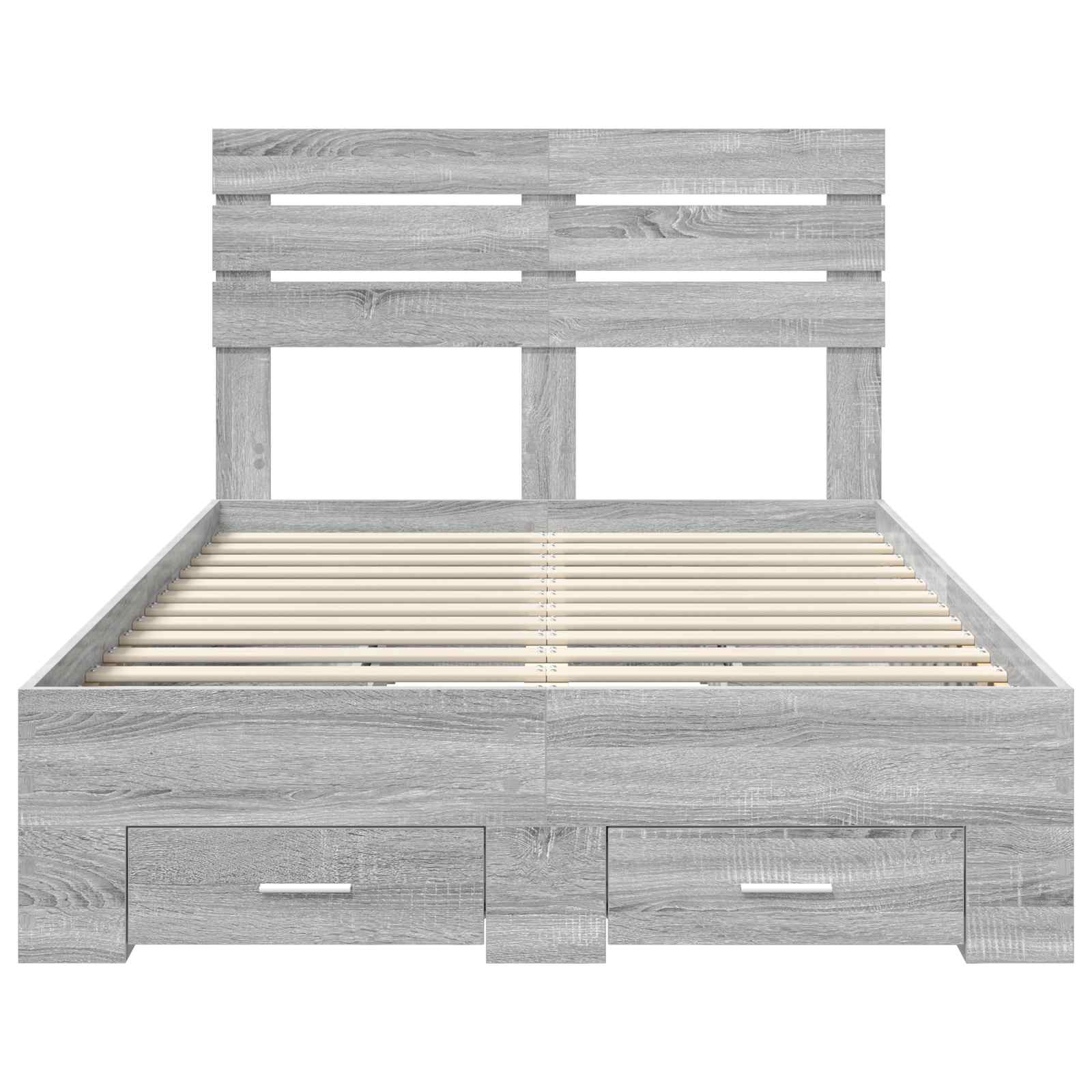 Bedframe met lade met hoofdeinde met opslag Bewerkt hout is nu te koop bij PeponiXL, paradijselijk wonen!