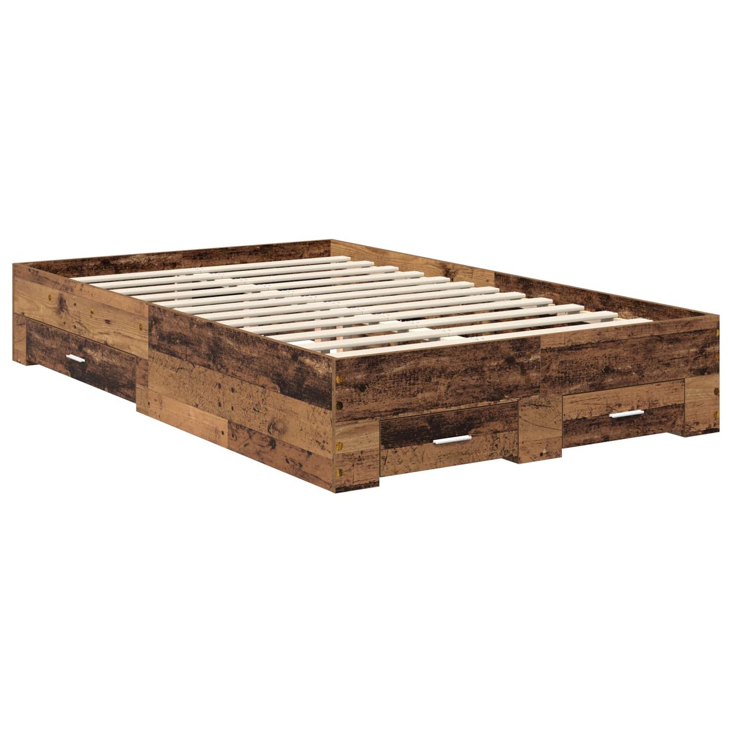Bedframe met lade met hoofdeinde met opslag Bewerkt hout is nu te koop bij PeponiXL, paradijselijk wonen!