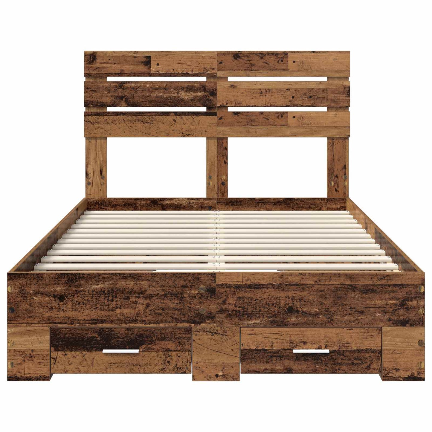 Bedframe met lade met hoofdeinde met opslag Bewerkt hout is nu te koop bij PeponiXL, paradijselijk wonen!
