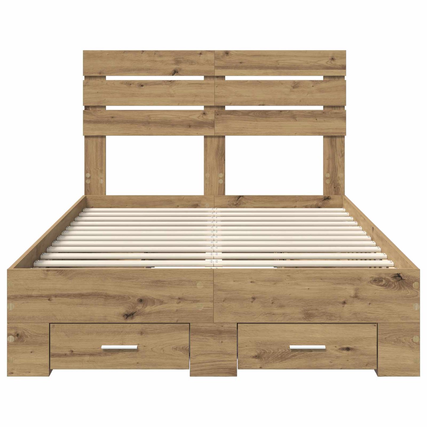 Bedframe met lade met hoofdeinde met opslag Bewerkt hout is nu te koop bij PeponiXL, paradijselijk wonen!