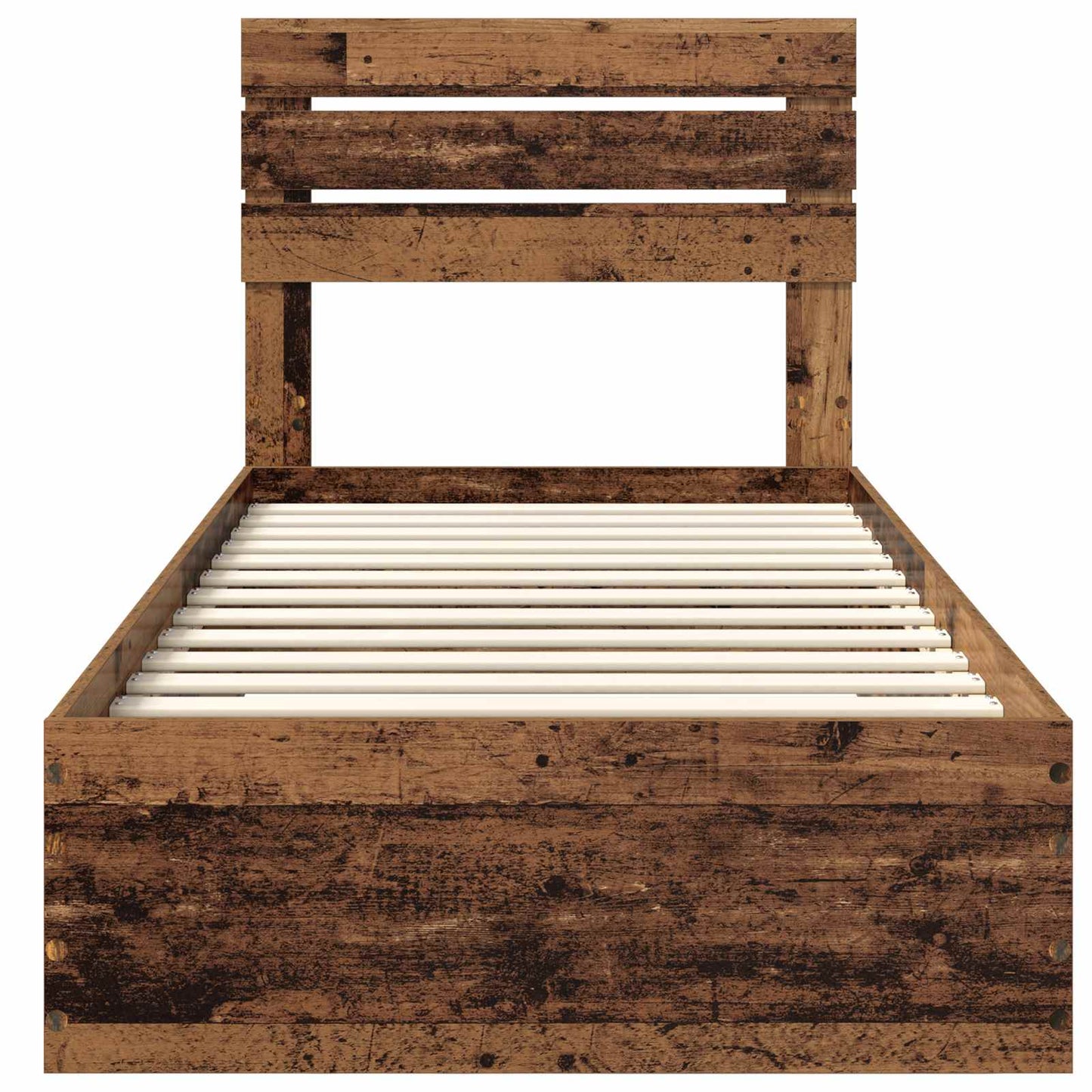 Bedframe met lade met hoofdeinde met opslag Bewerkt hout is nu te koop bij PeponiXL, paradijselijk wonen!