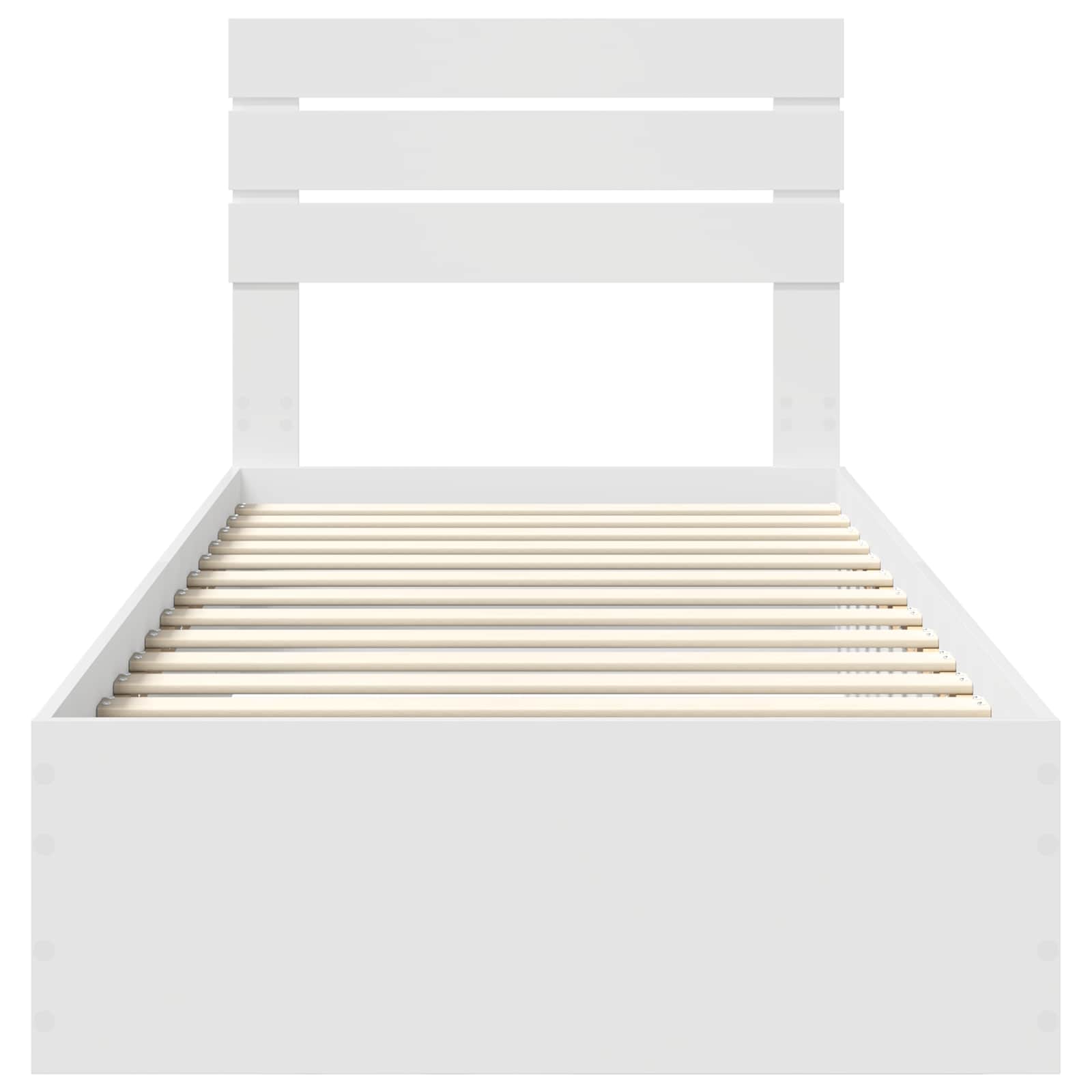 Bedframe met lade met hoofdeinde met opslag Bewerkt hout is nu te koop bij PeponiXL, paradijselijk wonen!