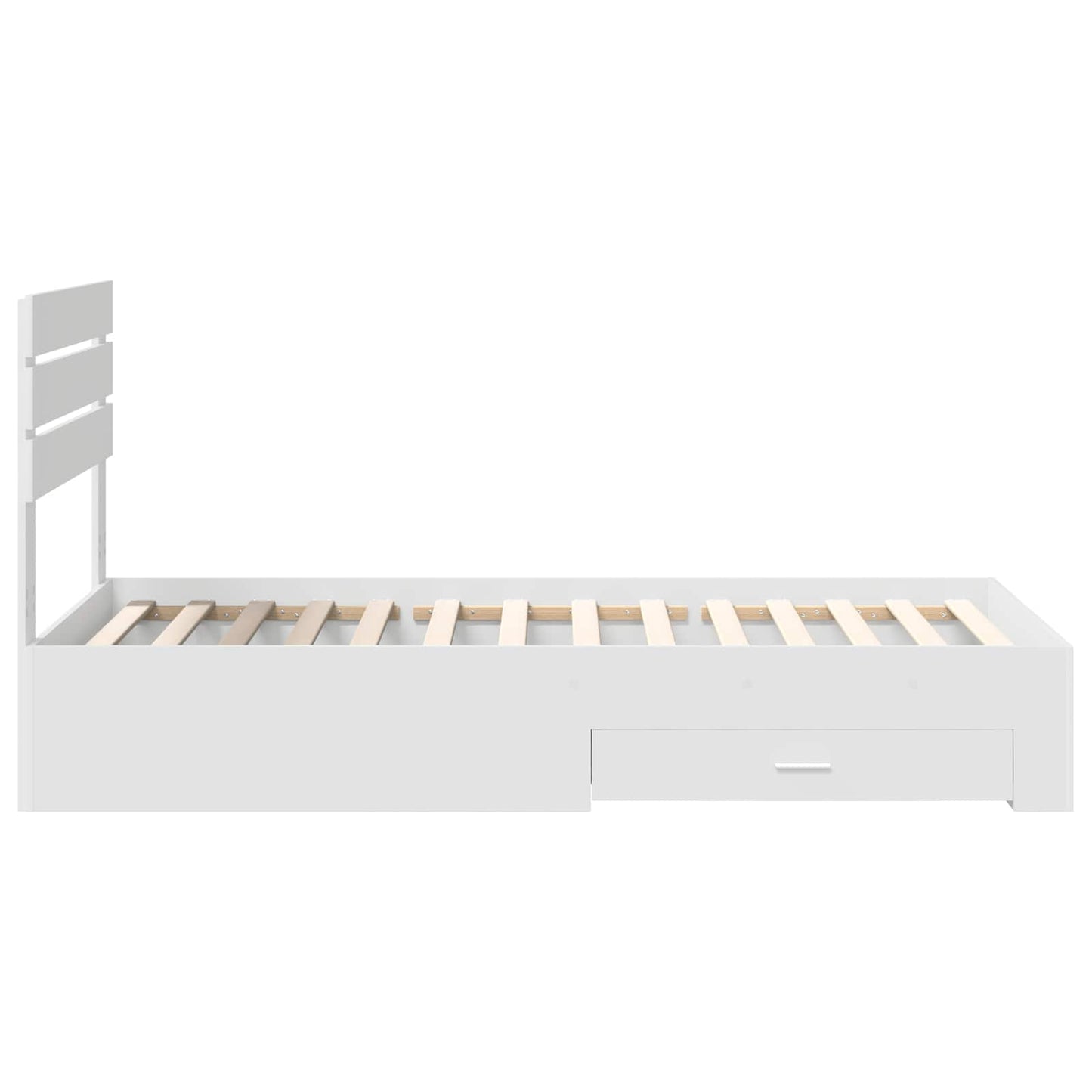 Bedframe met lade met hoofdeinde met opslag Bewerkt hout is nu te koop bij PeponiXL, paradijselijk wonen!