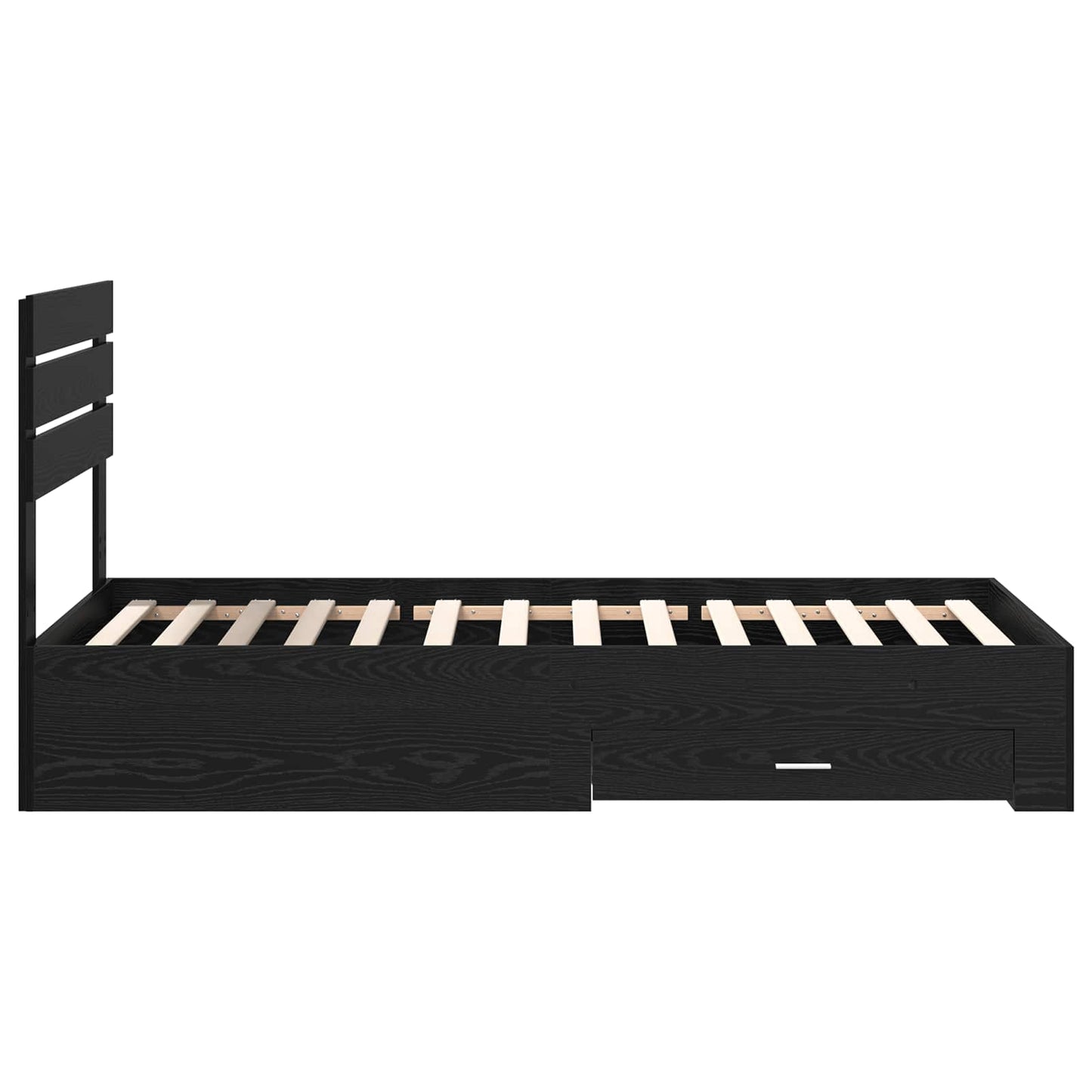 Bedframe met lade met hoofdeinde met opslag Bewerkt hout is nu te koop bij PeponiXL, paradijselijk wonen!