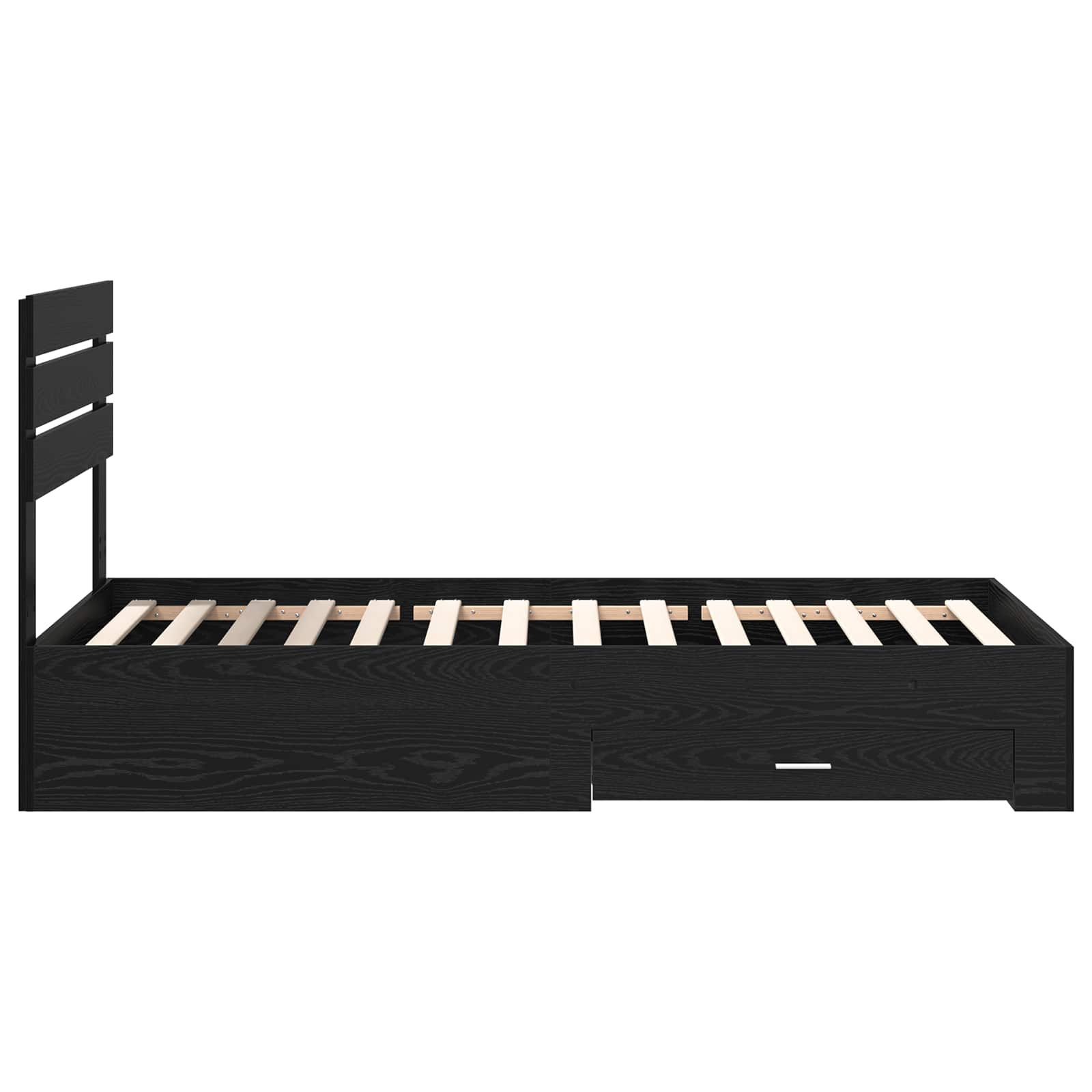 Bedframe met lade met hoofdeinde met opslag Bewerkt hout is nu te koop bij PeponiXL, paradijselijk wonen!