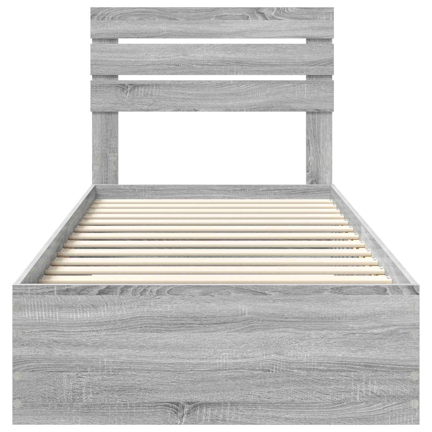 Bedframe met lade met hoofdeinde met opslag Bewerkt hout is nu te koop bij PeponiXL, paradijselijk wonen!