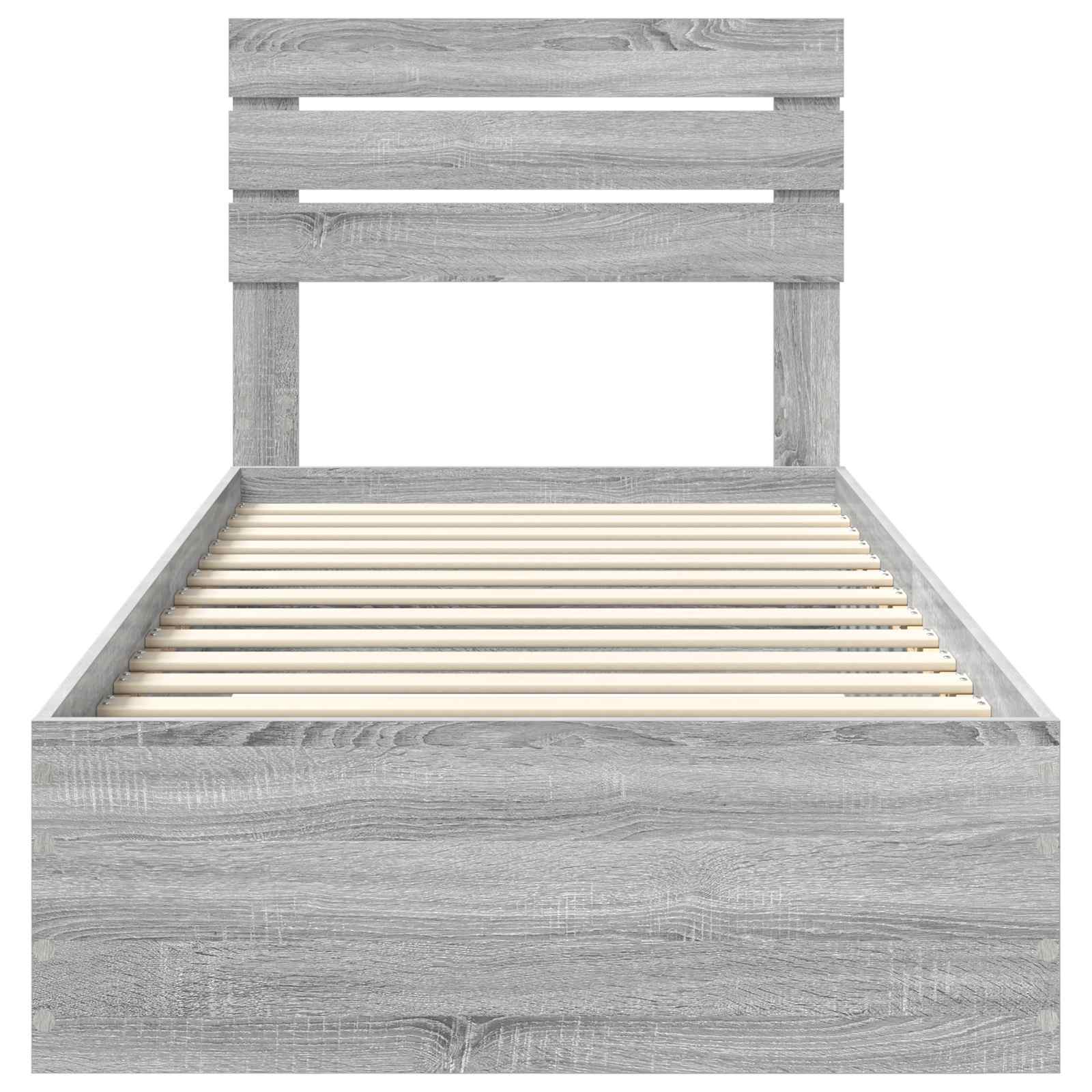 Bedframe met lade met hoofdeinde met opslag Bewerkt hout is nu te koop bij PeponiXL, paradijselijk wonen!
