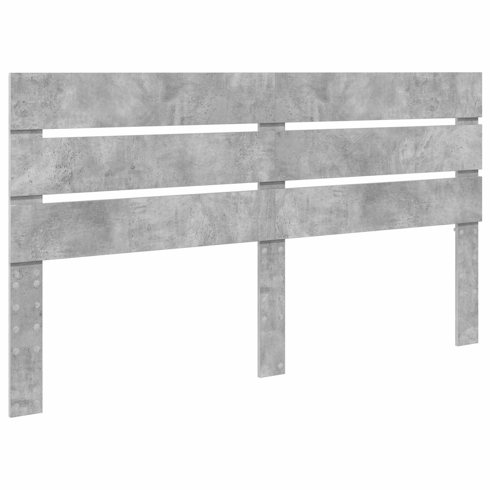 Bedframe met hoofdeinde Beton 180 x 200 cm Massief grenenhout is nu te koop bij PeponiXL, paradijselijk wonen!