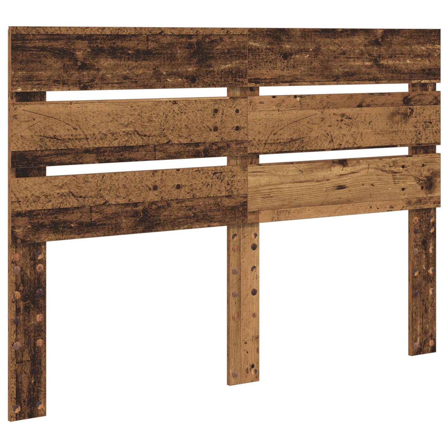 Bedframe met hoofdeinde Oudhout 140 x 190 cm Massief grenenhout is nu te koop bij PeponiXL, paradijselijk wonen!