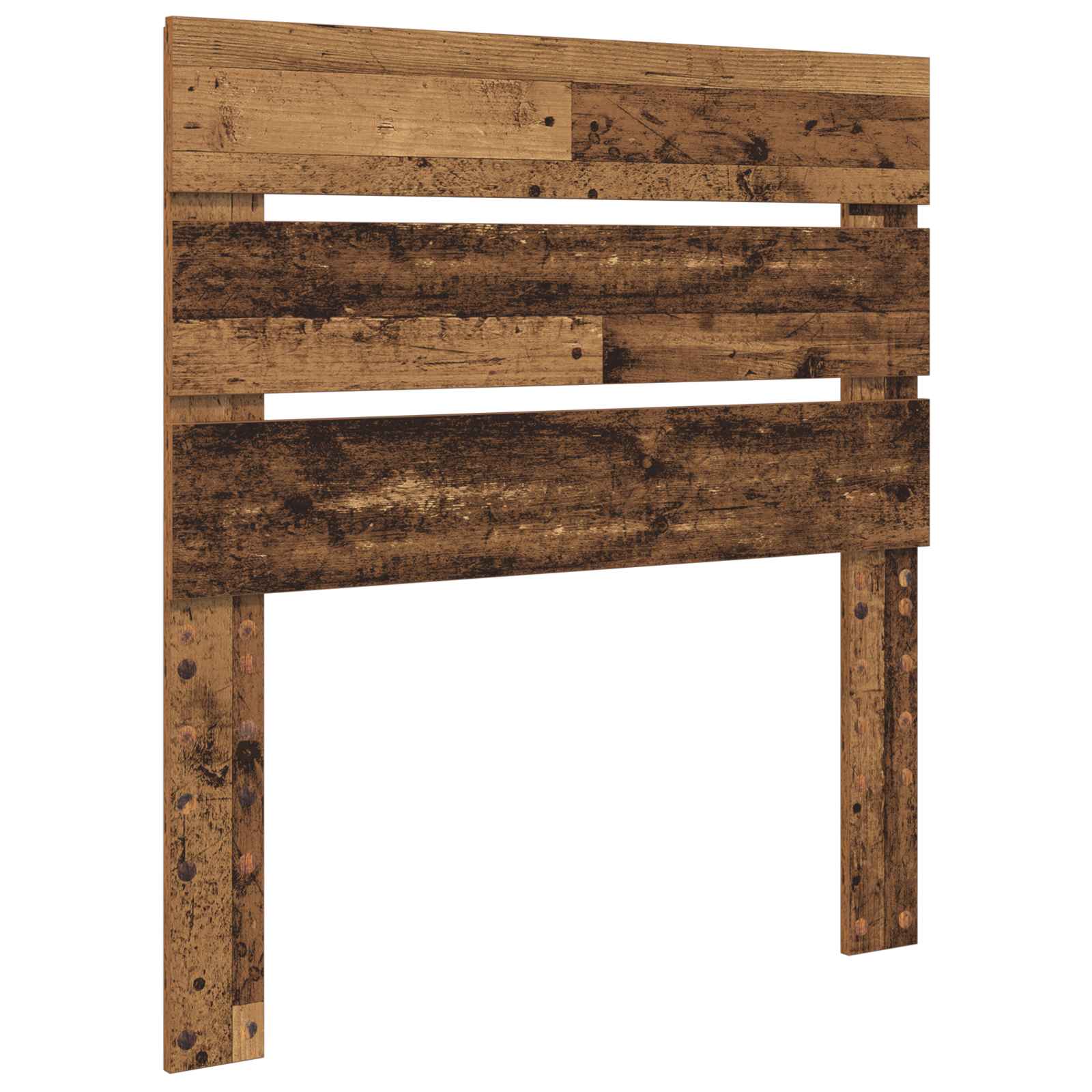 Bedframe met hoofdeinde Oudhout 100 x 200 cm Massief grenenhout is nu te koop bij PeponiXL, paradijselijk wonen!