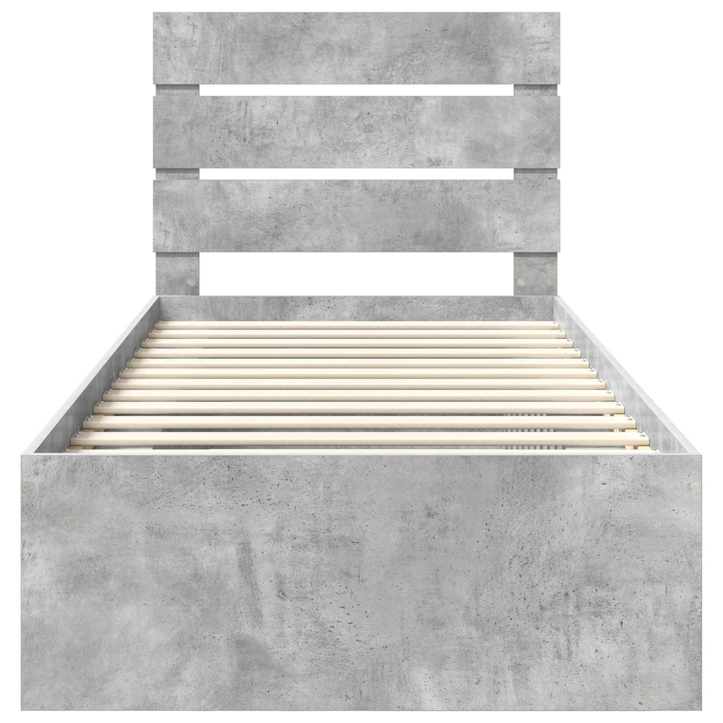 Bedframe Concerte Grijs 75 x 190 cm Massief grenenhout is nu te koop bij PeponiXL, paradijselijk wonen!