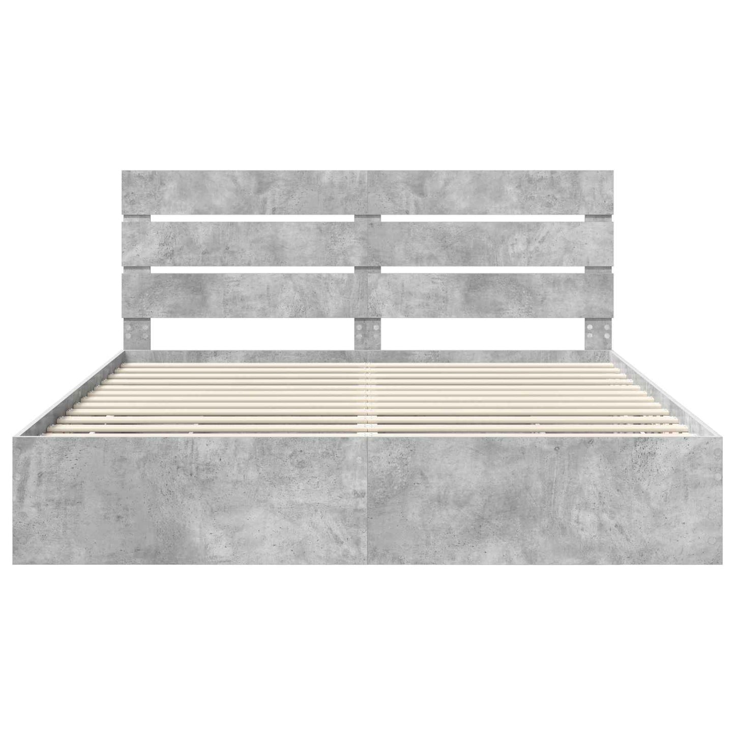 Bedframe met lade Beton Grijs 180 x 200 cm Ingenieurshout is nu te koop bij PeponiXL, paradijselijk wonen!