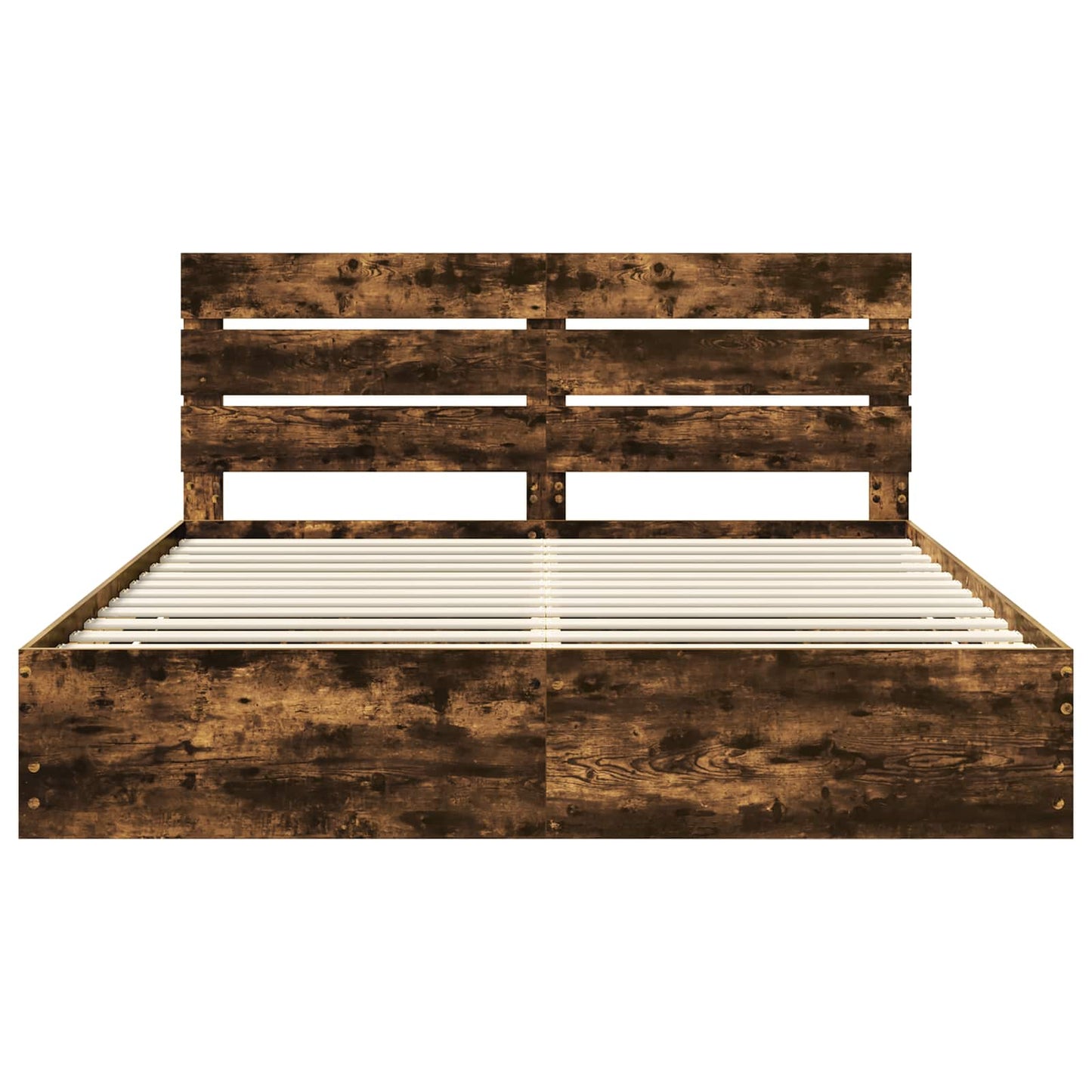 Bedframe met lade Gerookt eiken 180 x 200 cm Ingenieurshout is nu te koop bij PeponiXL, paradijselijk wonen!